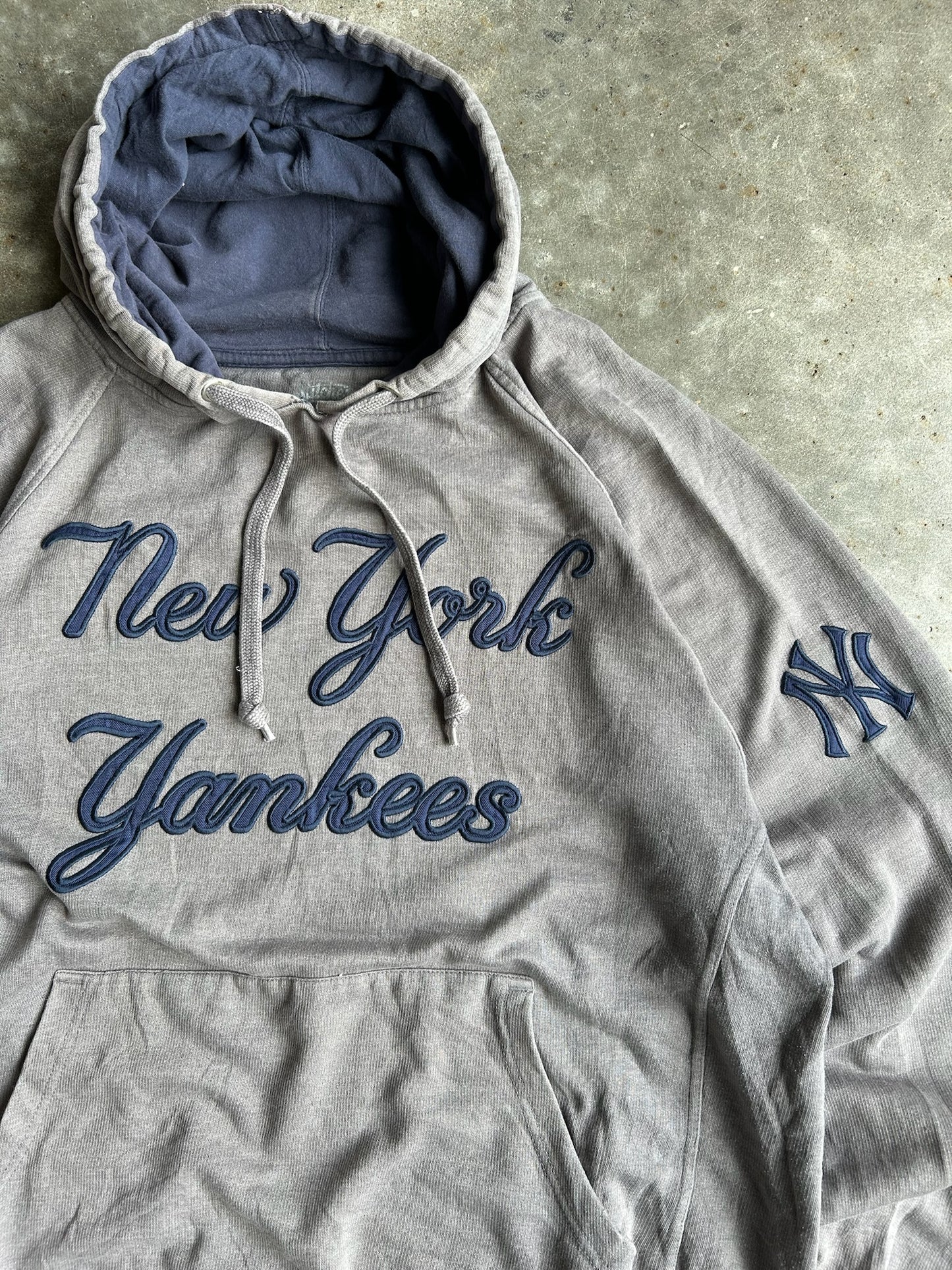 Vintage New York Yankees Stitches Hoodie - XL