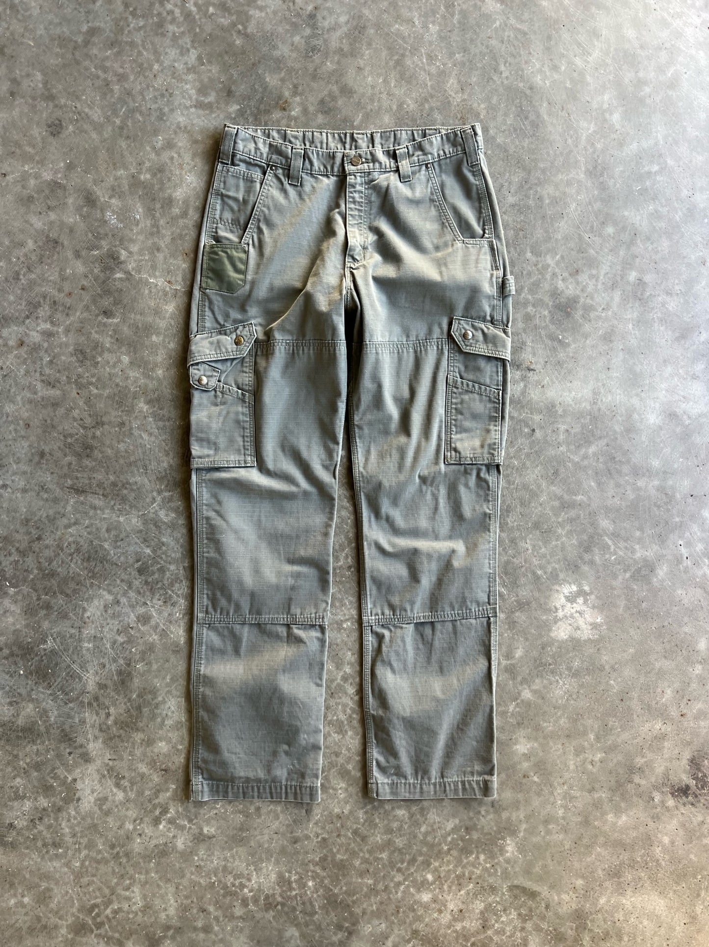 Vintage Green Carhartt Carpenter Pants - 34