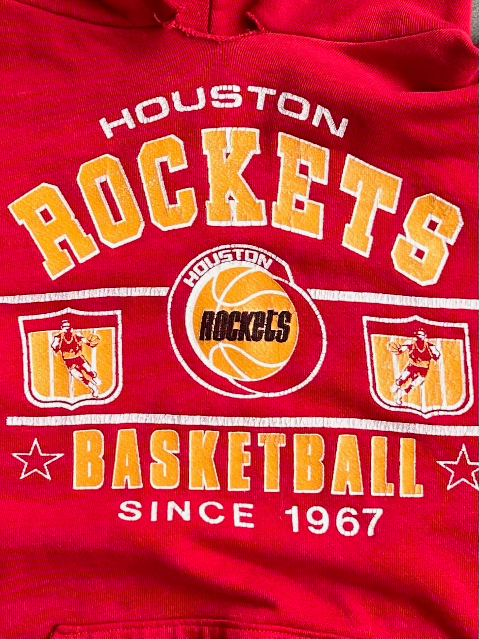 Vintage Houston Rockets Basketball Hoodie - L