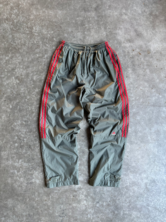 Vintage Olive Green Adidas Track Pants - M