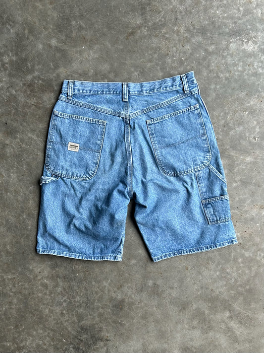 Vintage Medium Wash Wrangler Carpenter Denim Shorts - 32