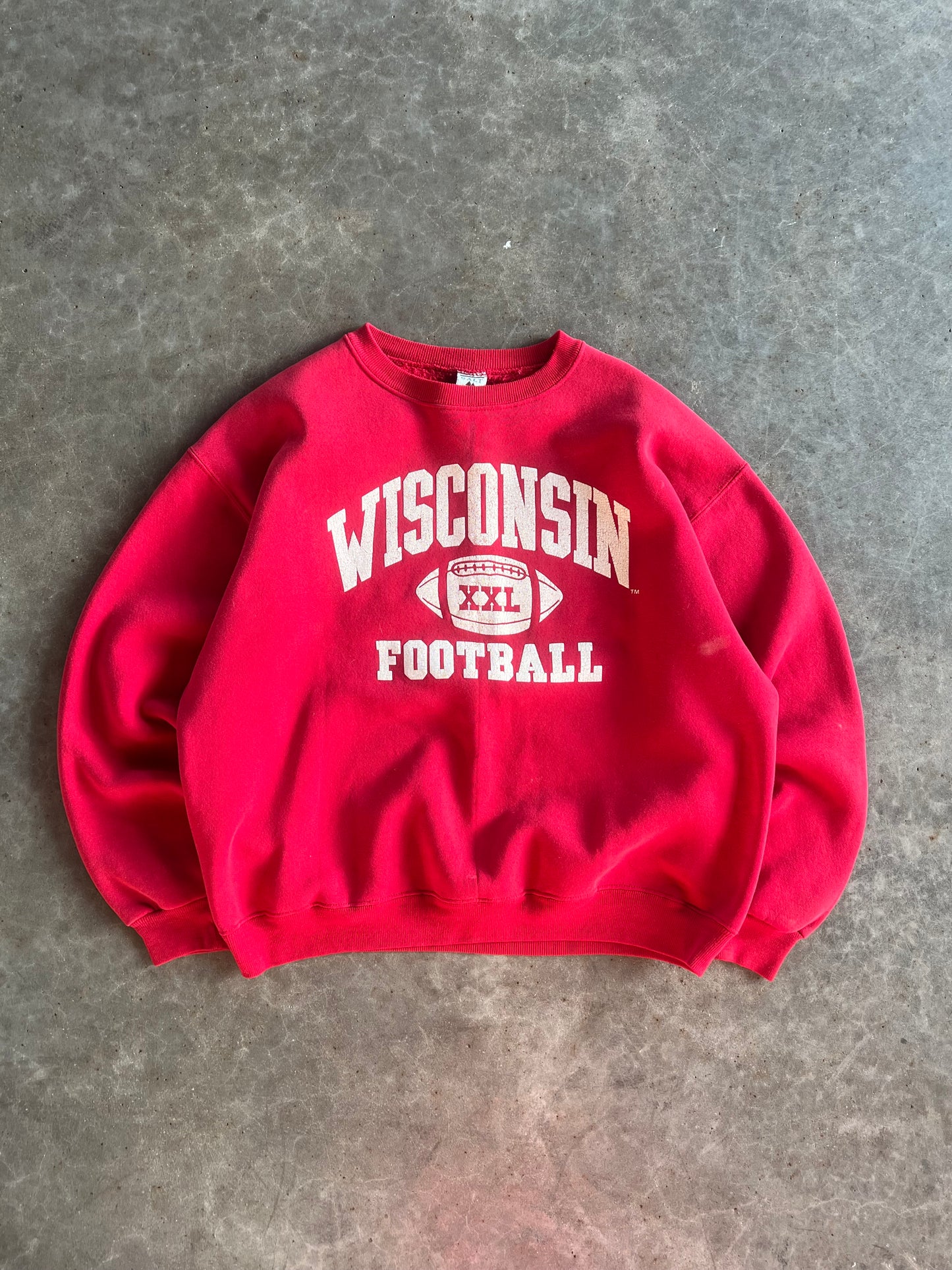 Vintage Wisconsin Football Crew - XL