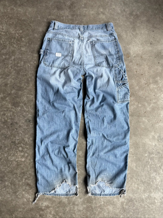 Vintage Old Navy Light Wash Denim Carpenter Pants - 30