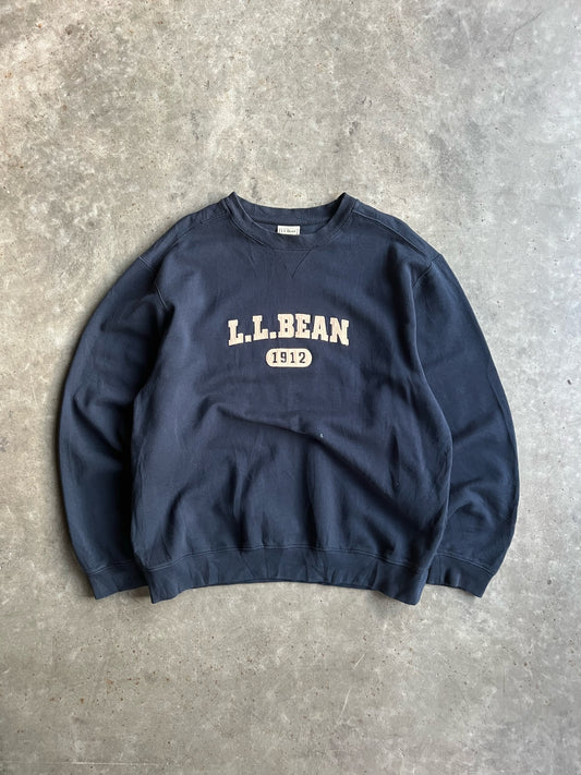 Vintage Navy LL. Bean Crew - L