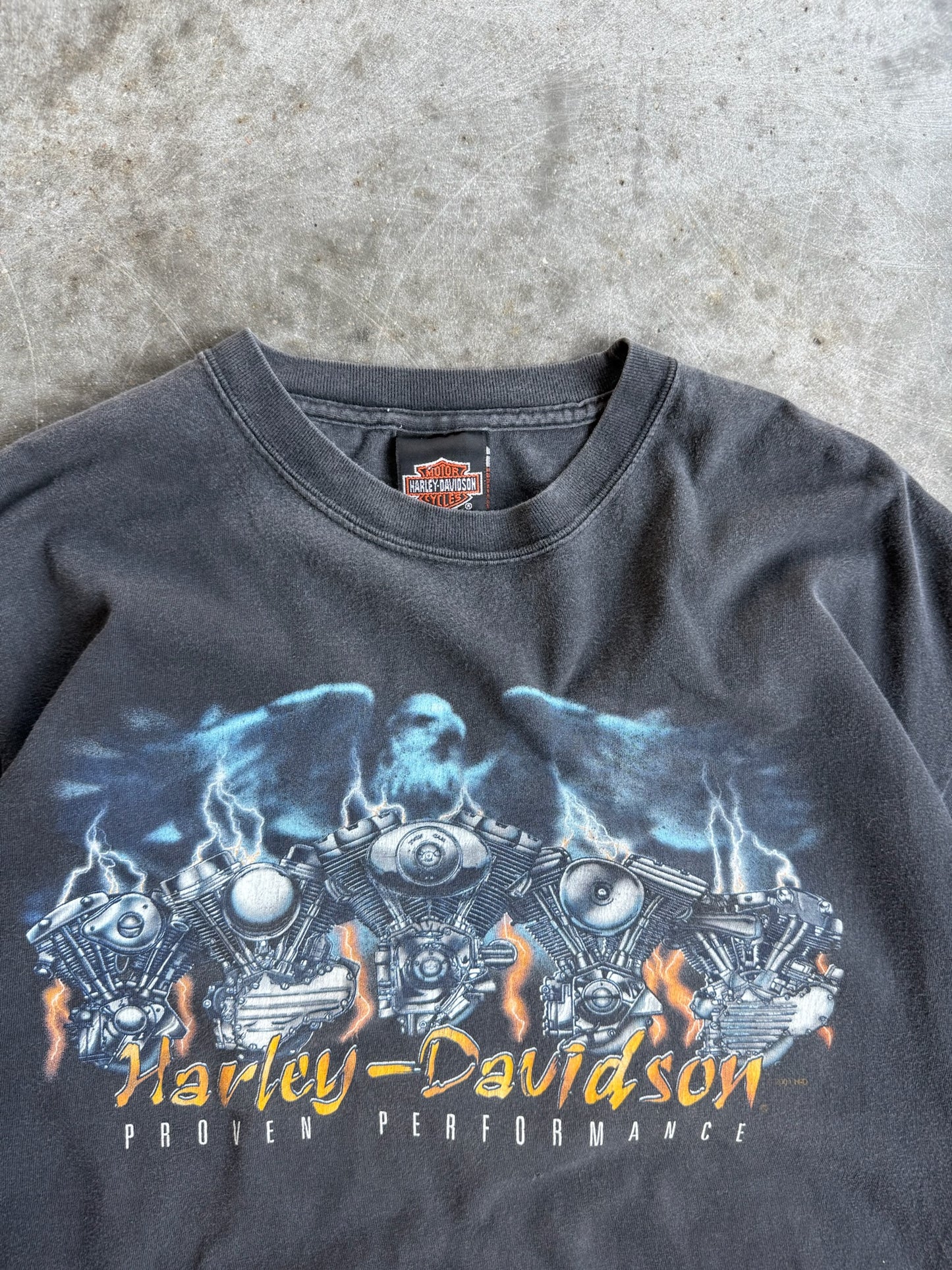Vintage Harley Davidson Proven Performance Faded Tee - XL
