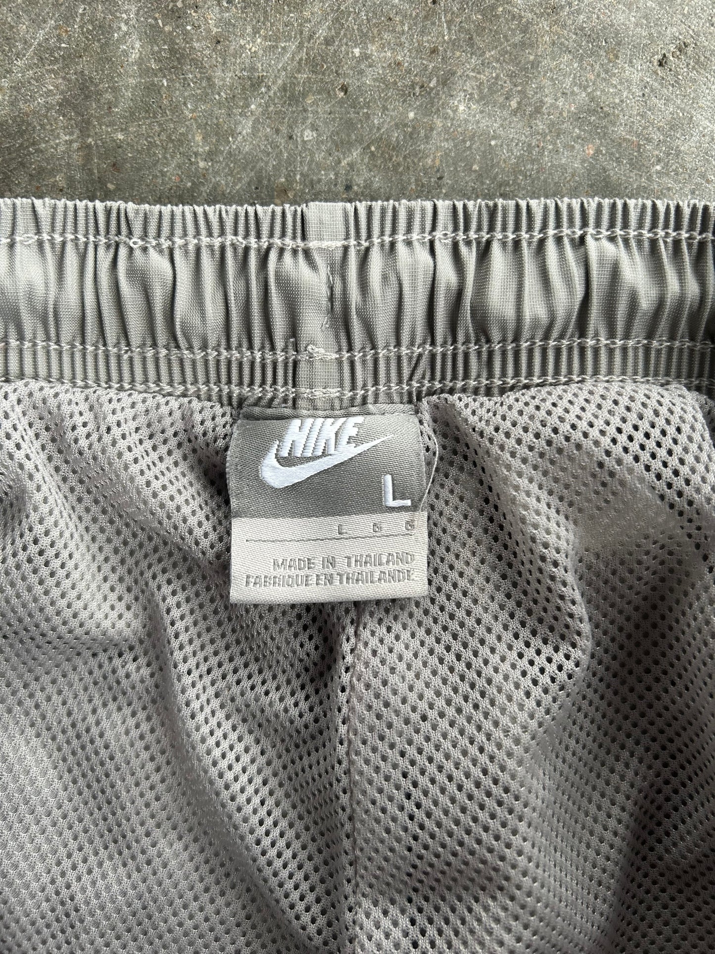 Vintage Grey Nike Track Pants - L