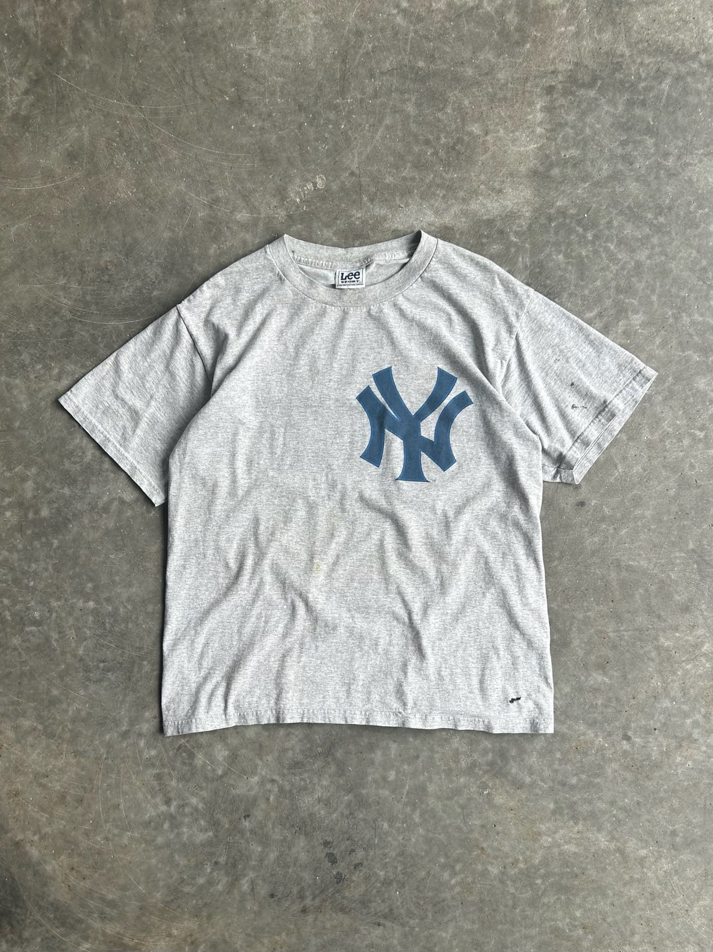 Vintage Grey Yankees Tee - M