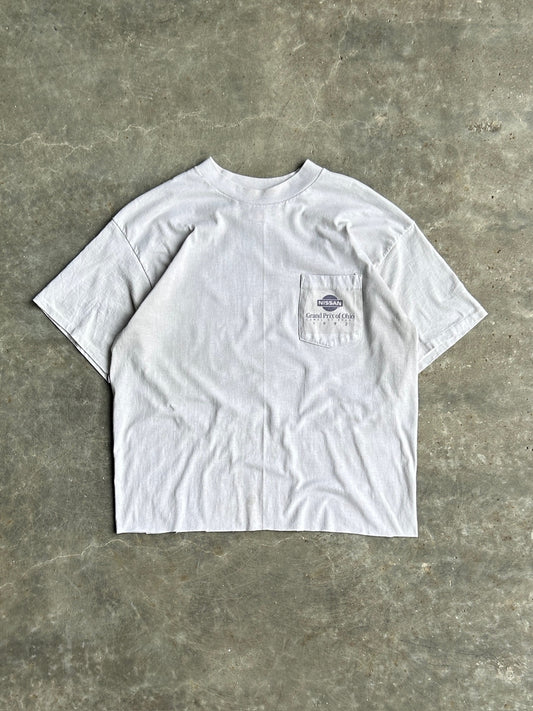 Vintage Single-Stitch '92 Grand Prix Camel Racing Cropped Tee - XL