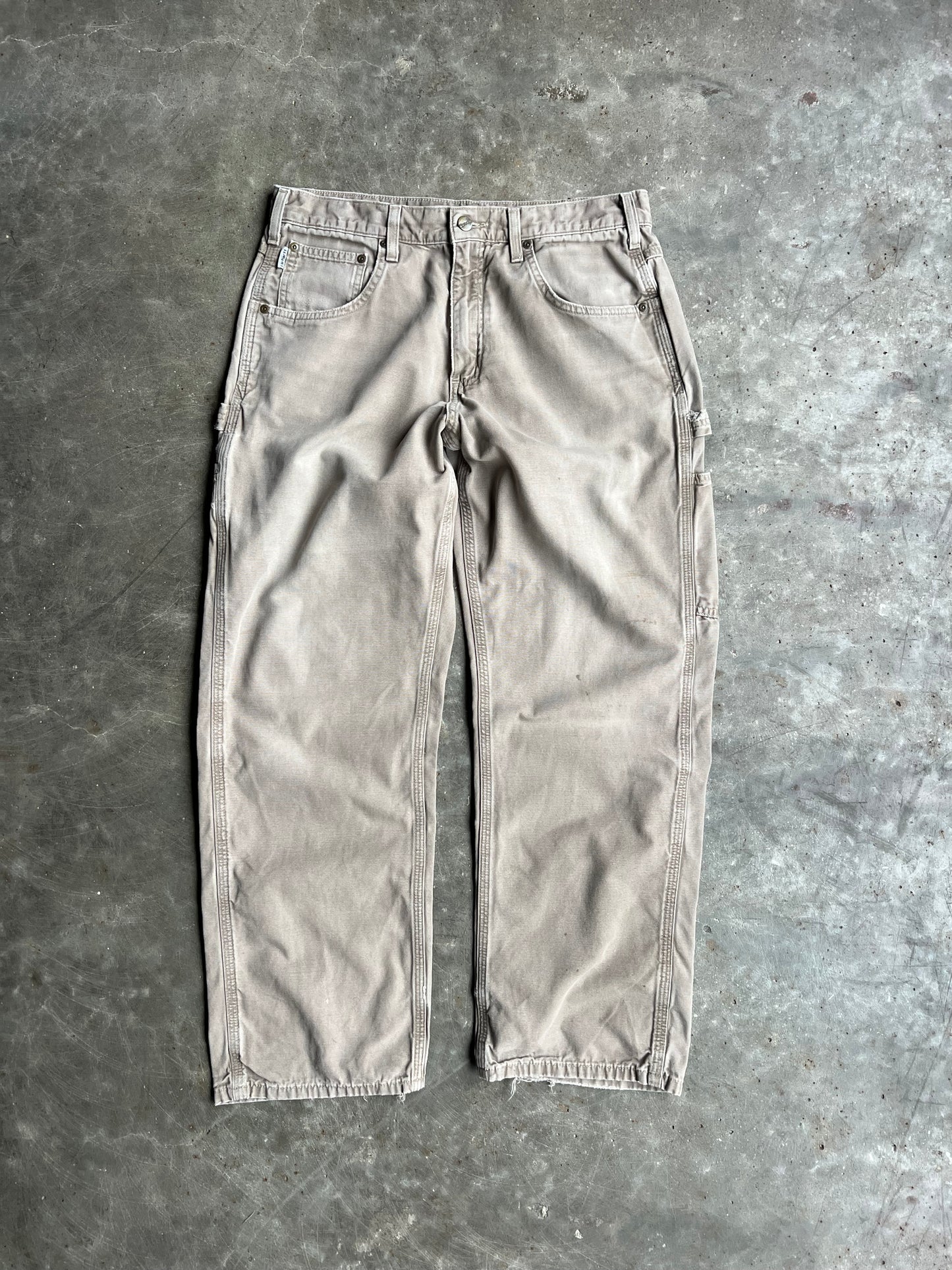 Vintage Beige Carhartt Carpenter Pants - 32