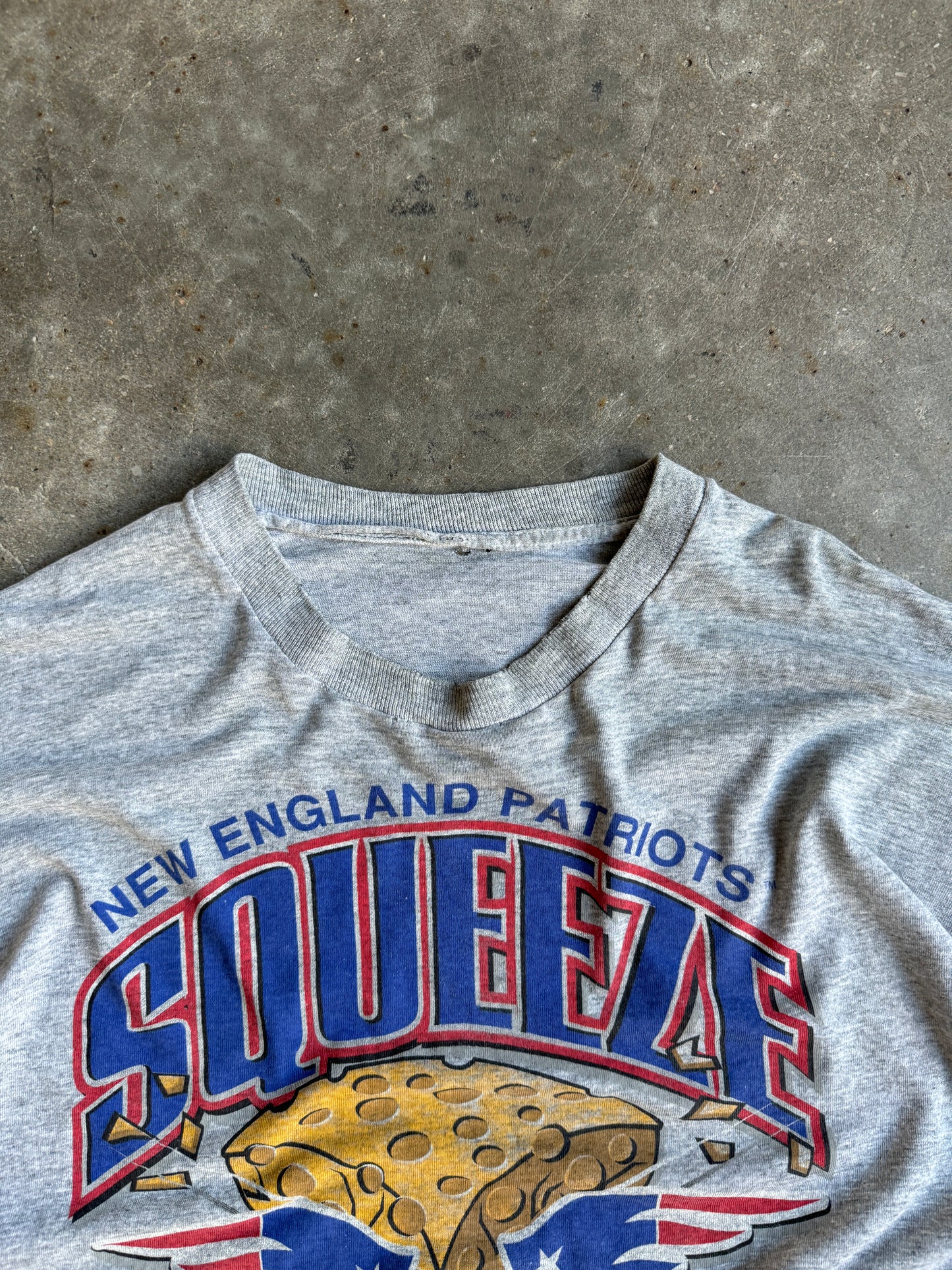 Vintage ‘Squeeze the Cheese’ New England Patriots - XL