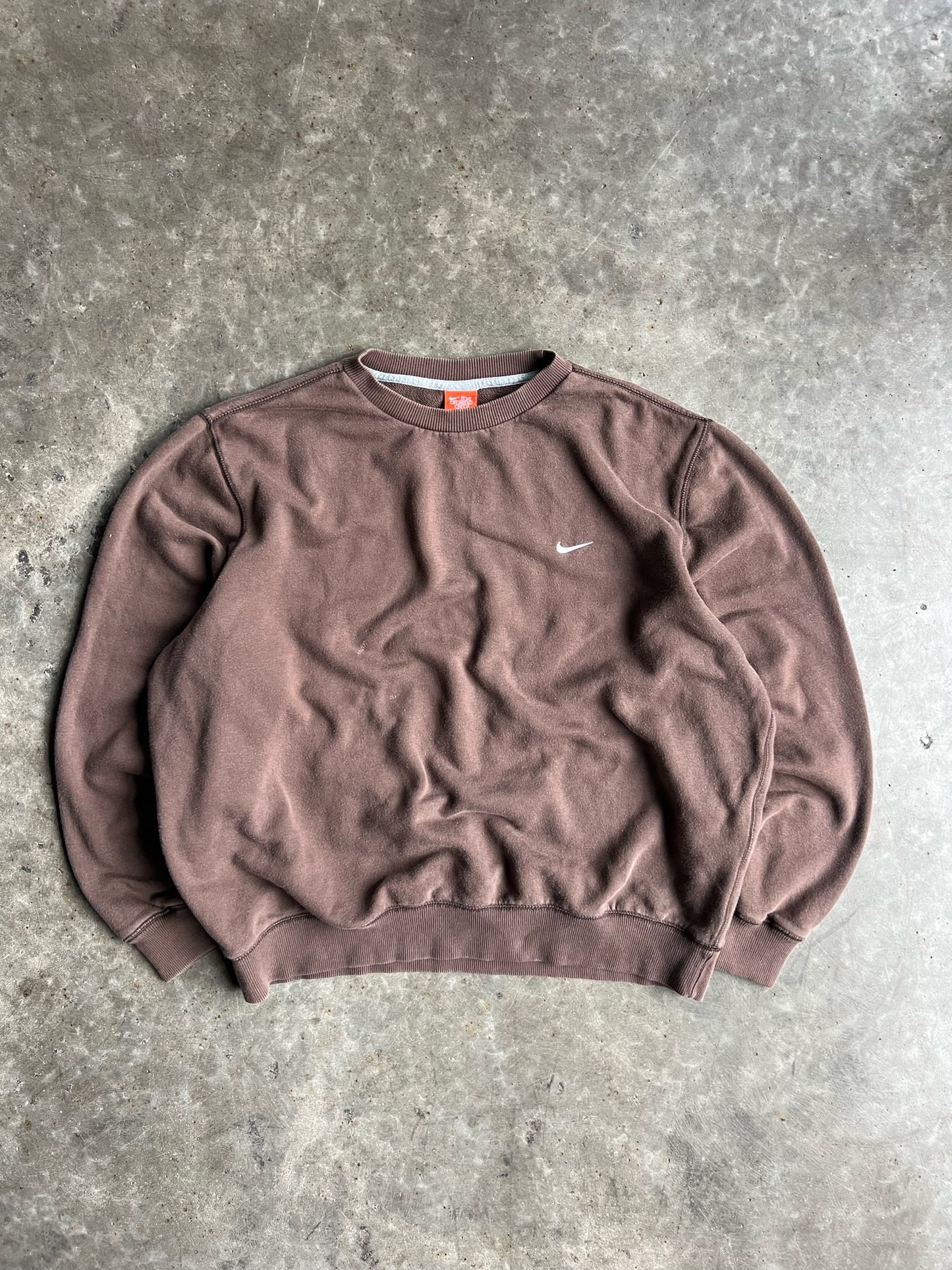 Vintage Brown Nike Athletic Dept. Crew - XL