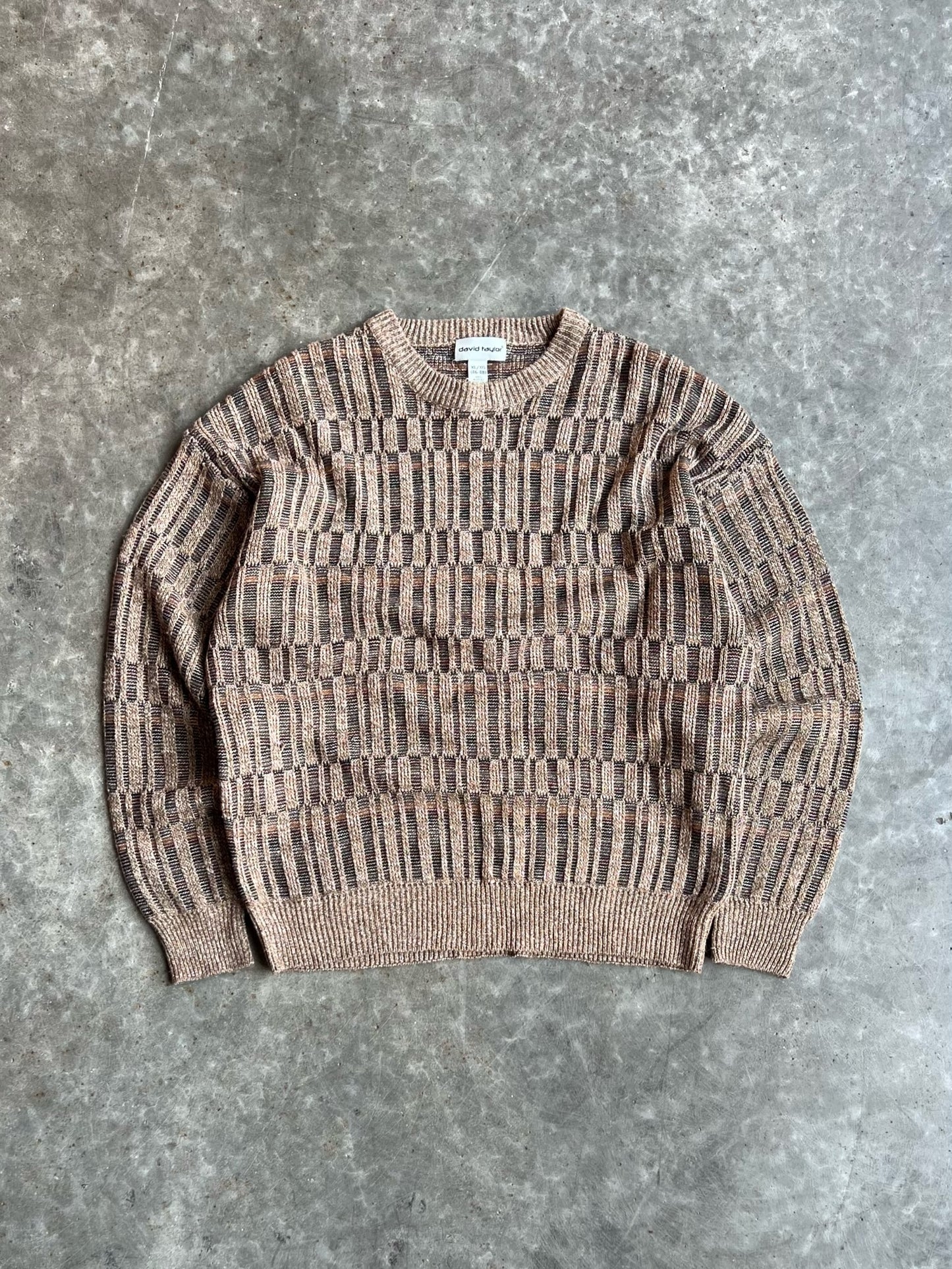 Vintage Brown David Taylor Sweater - XL