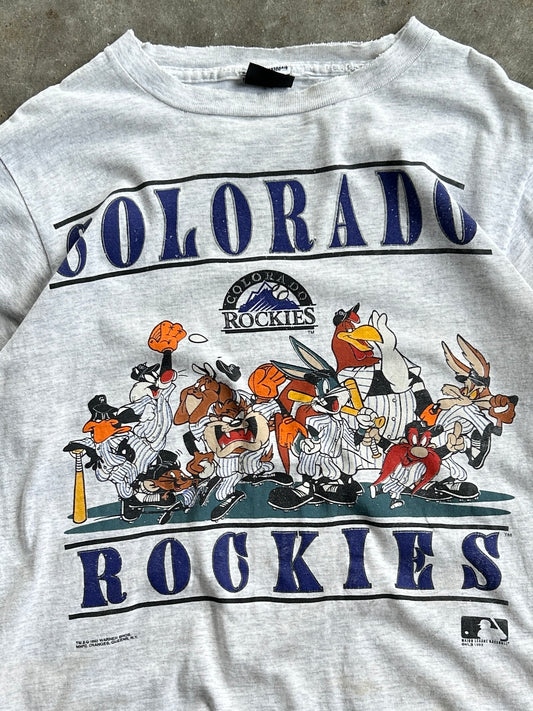 Vintage Colorado Rockies X Looney Tunes Tee - L