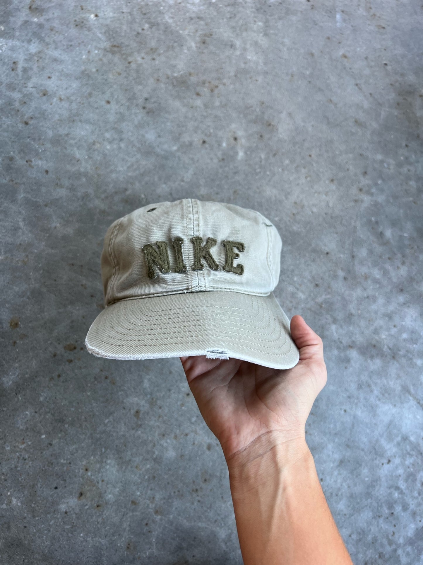 Vintage Tan Nike StrapBack Hat