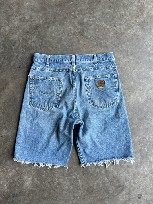 Vintage Carharrt Denim Shorts - 32