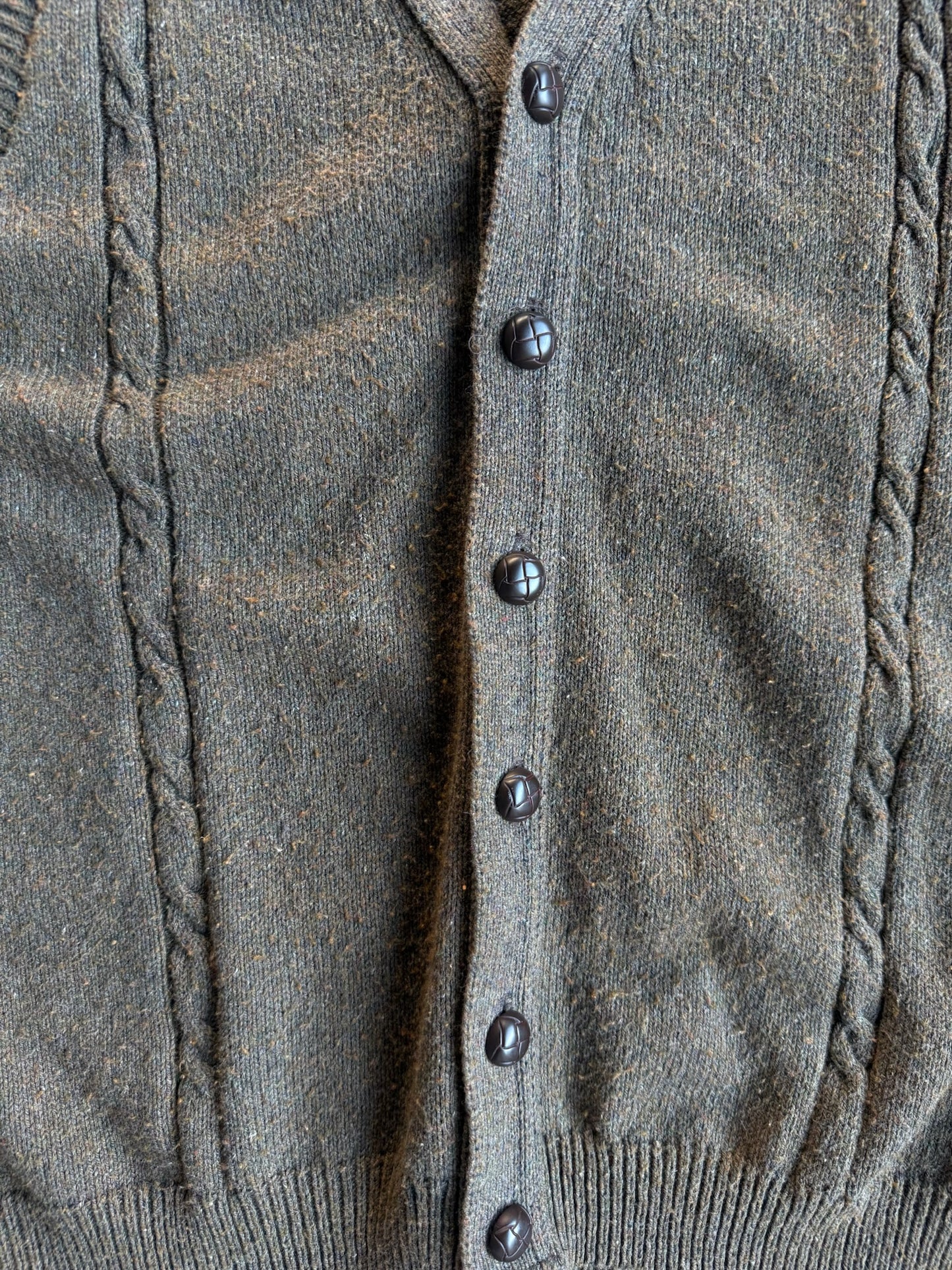 Vintage Brown Haggar Sweater Vest - L