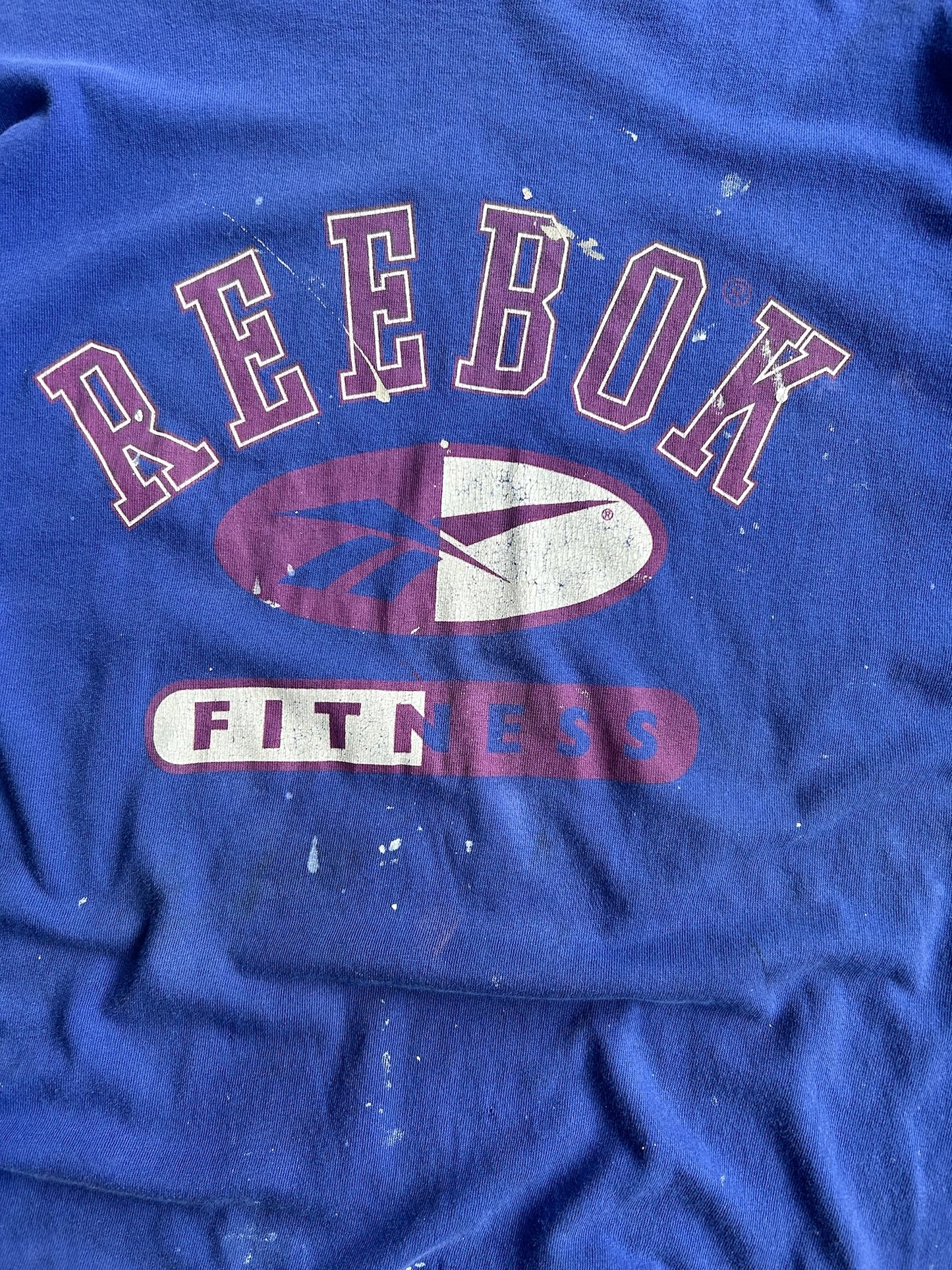 Vintage Blue Reebok Fitness Shirt - XL