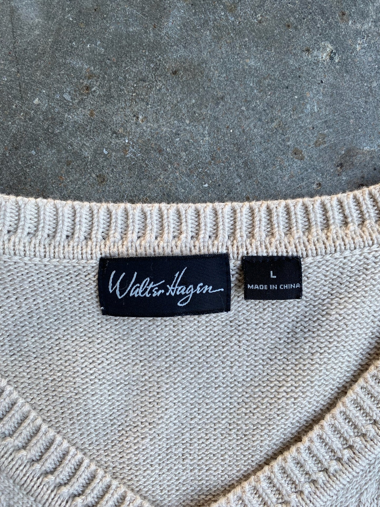 Vintage Walter Hagen Sweater Vest - L