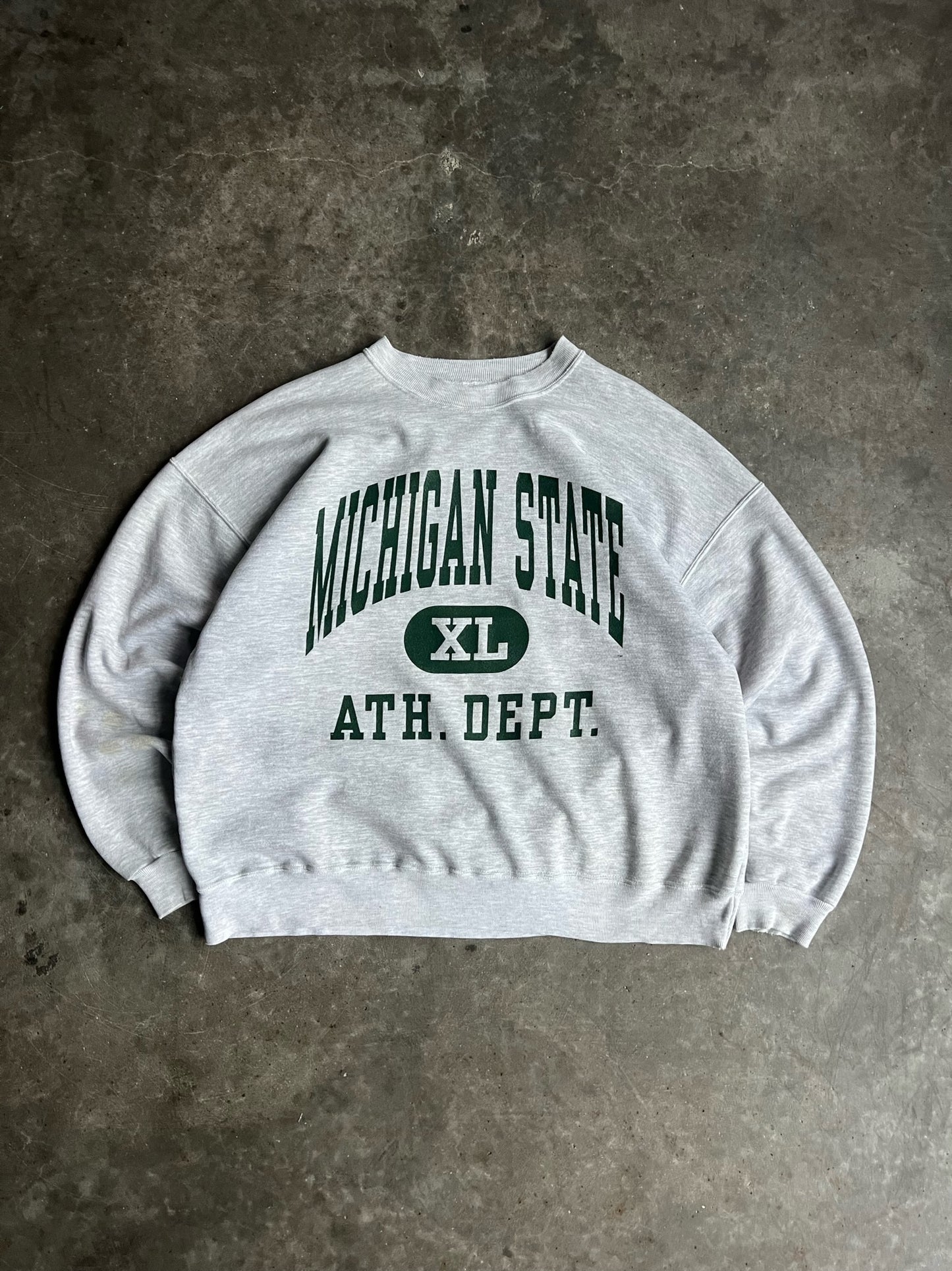 Vintage Michigan State Athletic Department Crew - XL