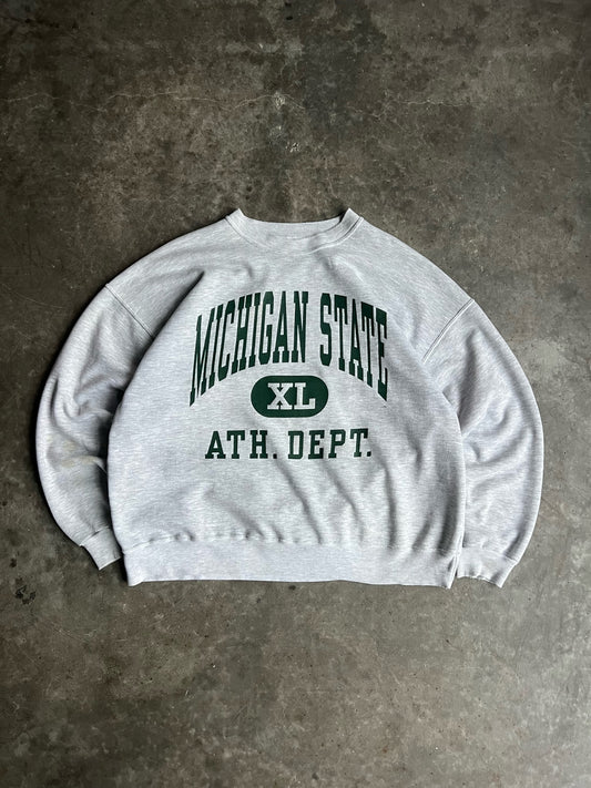 Vintage Michigan State Athletic Department Crew - XL