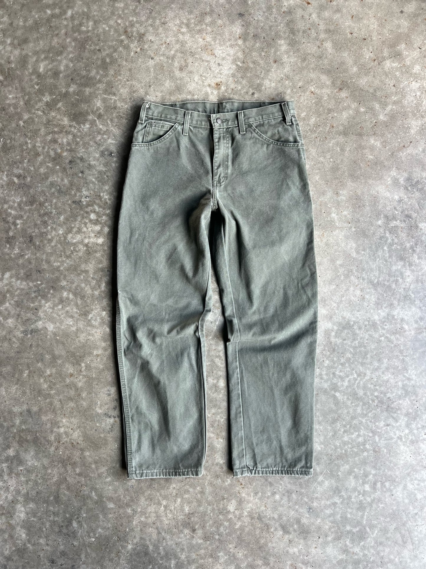 Vintage Green Dickies Carpenter Pants - 32