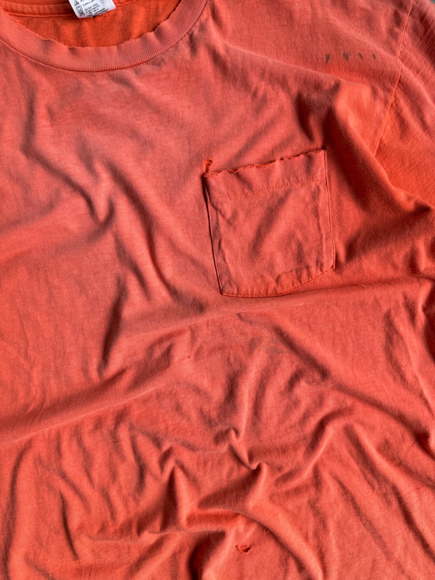 Vintage Anvil Blank Salmon Shirt - XL