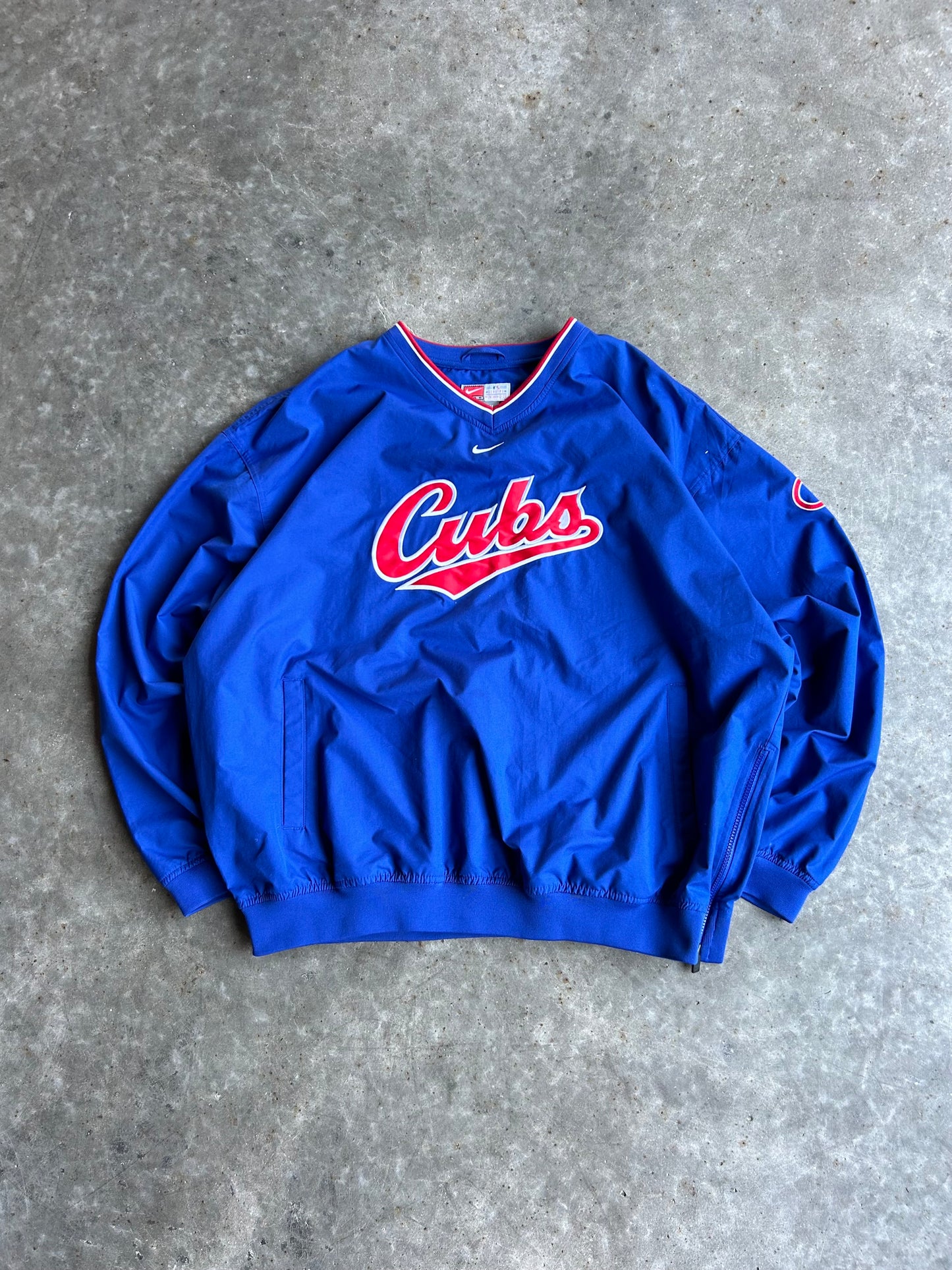 Vintage Y2K Chicago Cubs Windbreaker - XXL