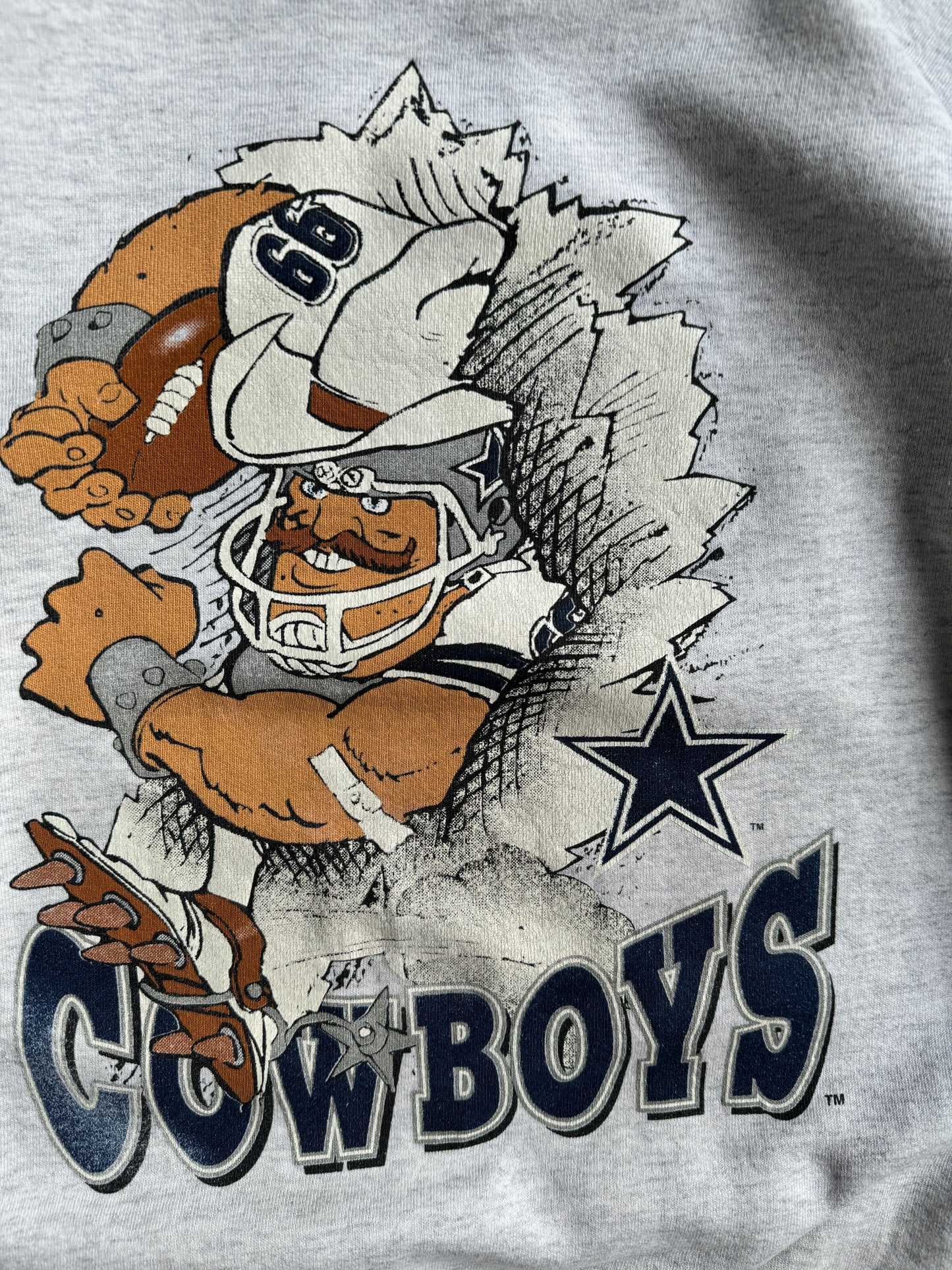 Vintage Dallas Cowboys Crew - L