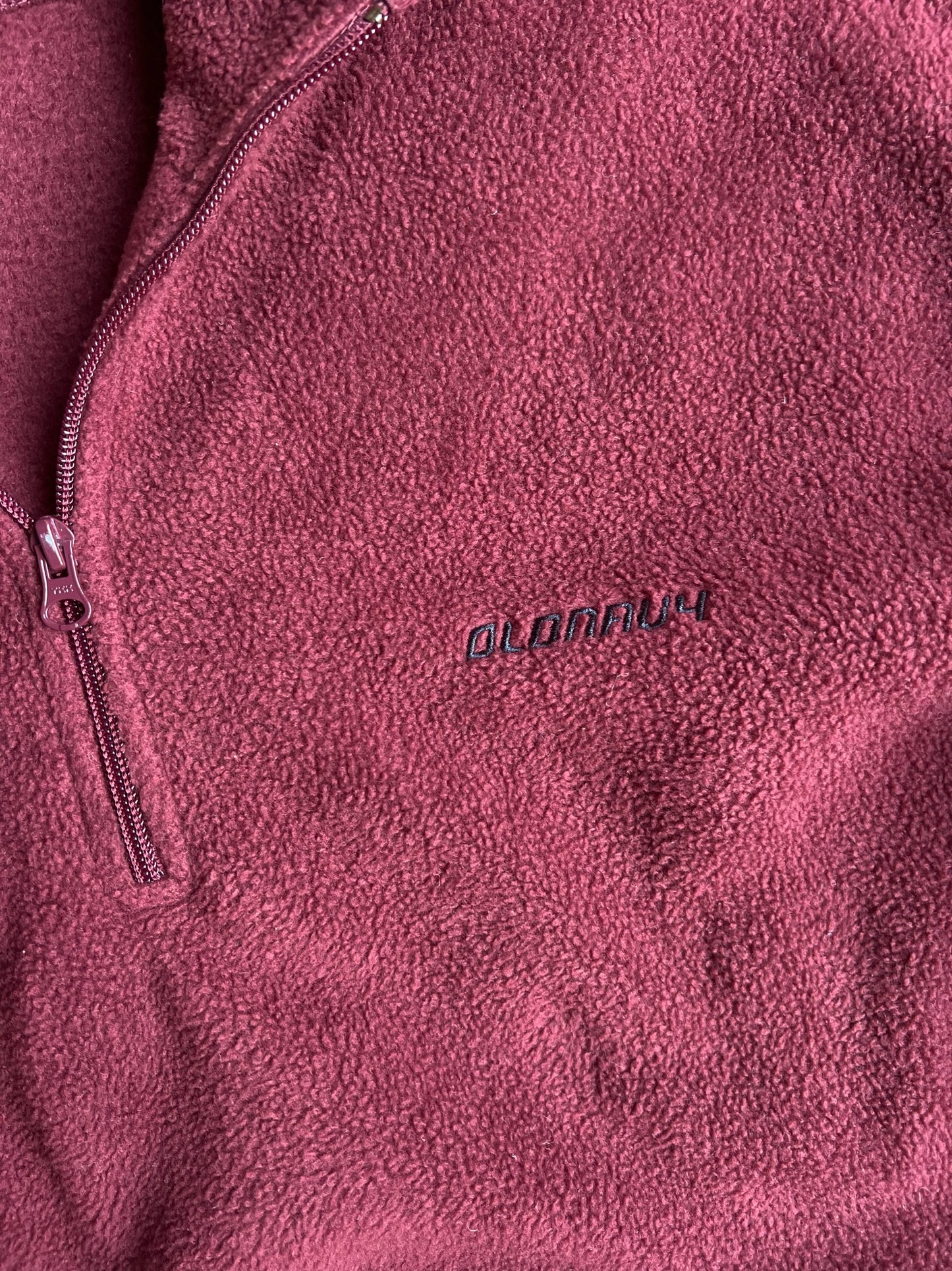 Vintage Maroon Old Navy Fleece Quarter Zip - XXL