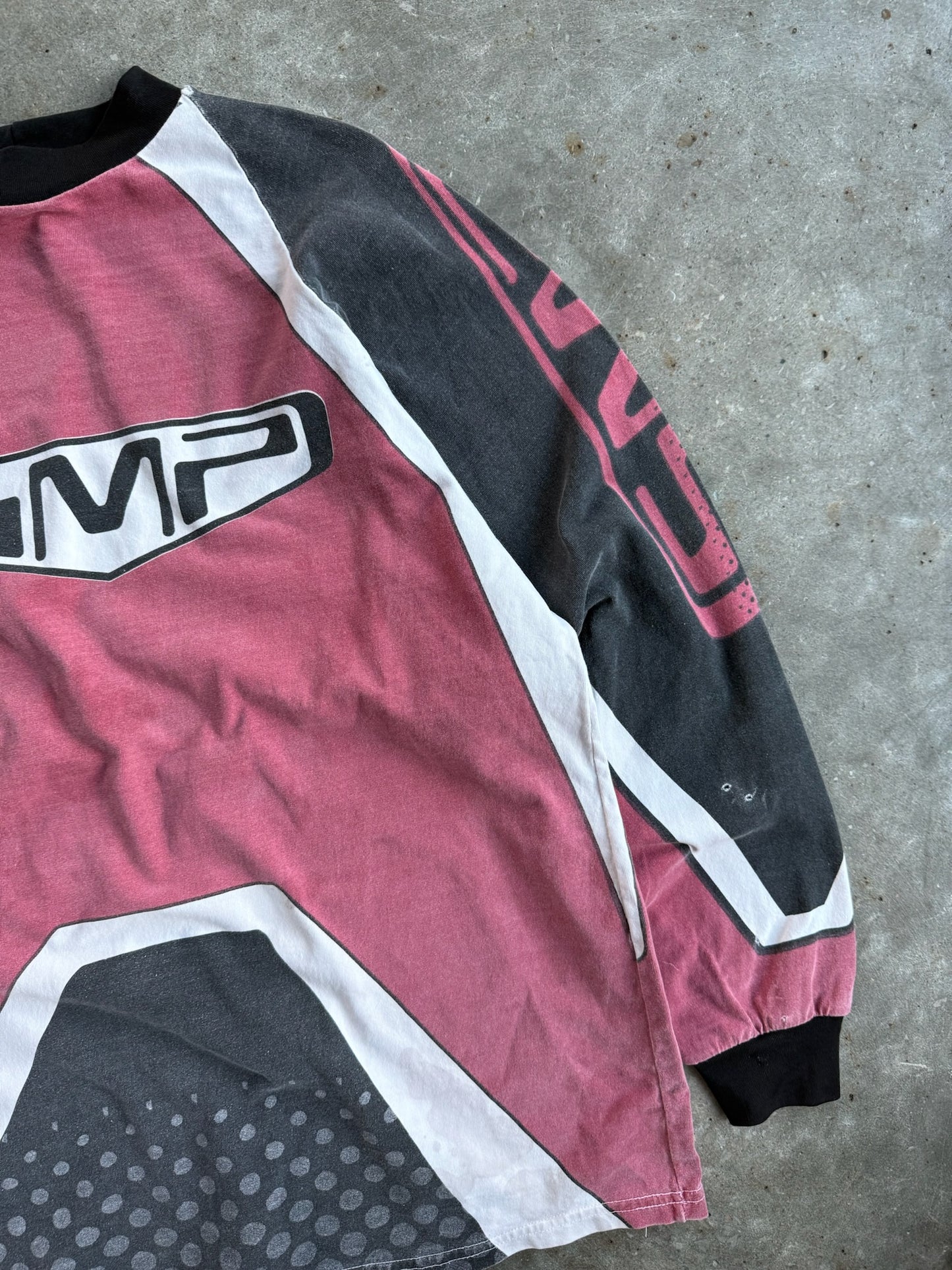 Vintage SMP International Faded Racing Long Sleeve Jersey - XL