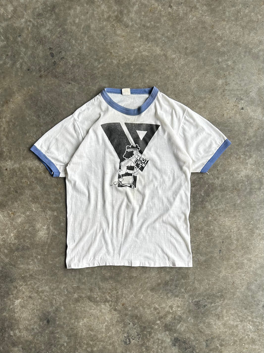 True Vintage YMCA Ribbed Tee - L