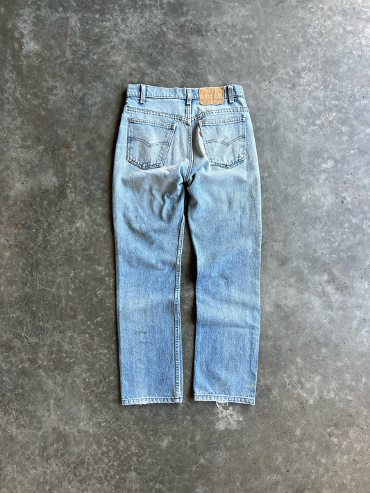 Vintage Light Wash Levi's Straight Leg Pants - 30