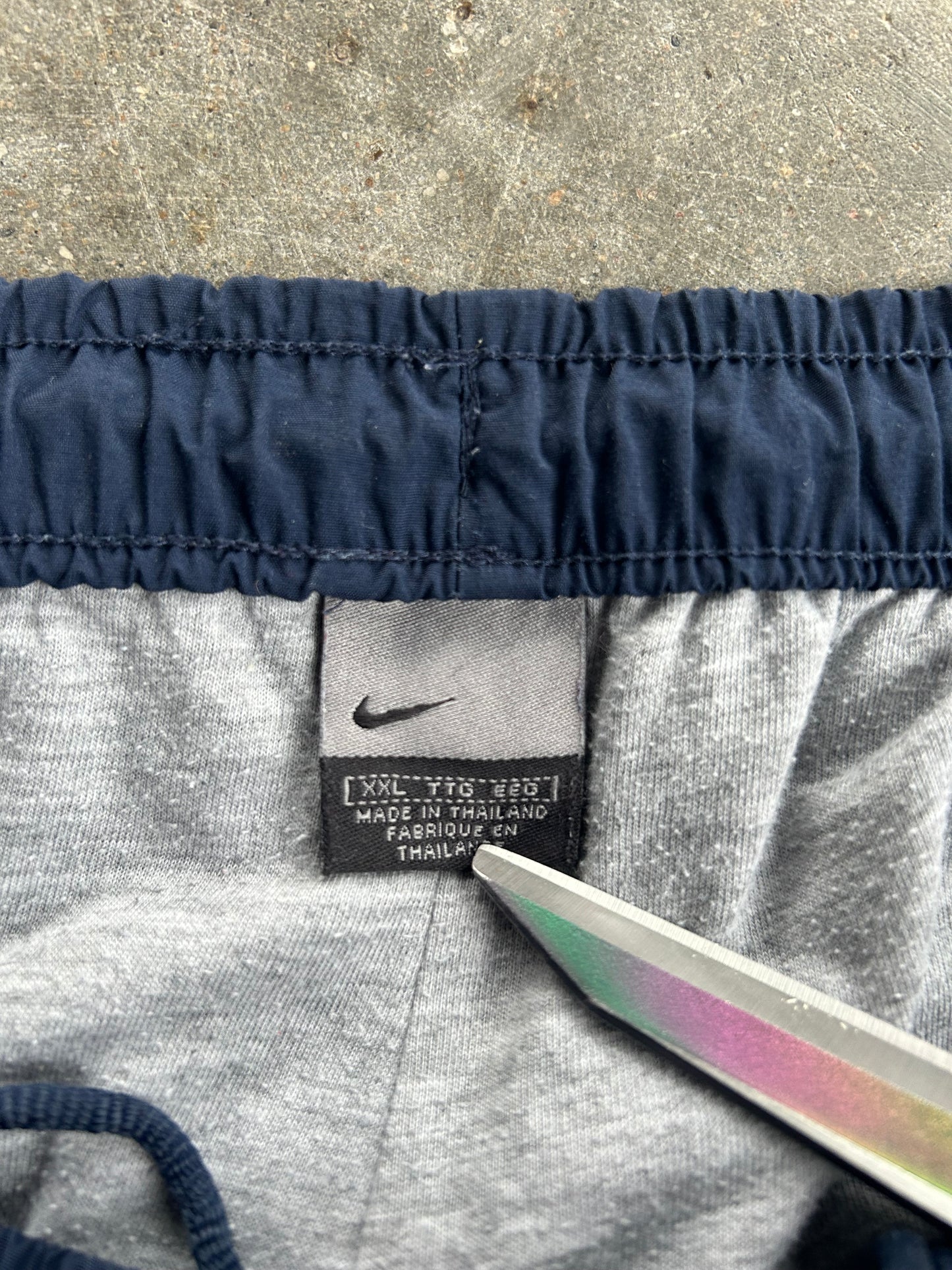 Vintage Navy Nike Track Pants - XXL