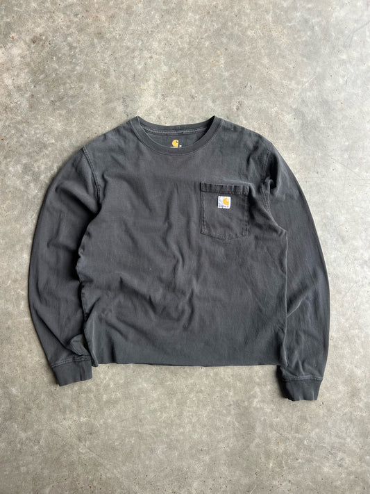 Black Carhartt Long Sleeve Shirt - M