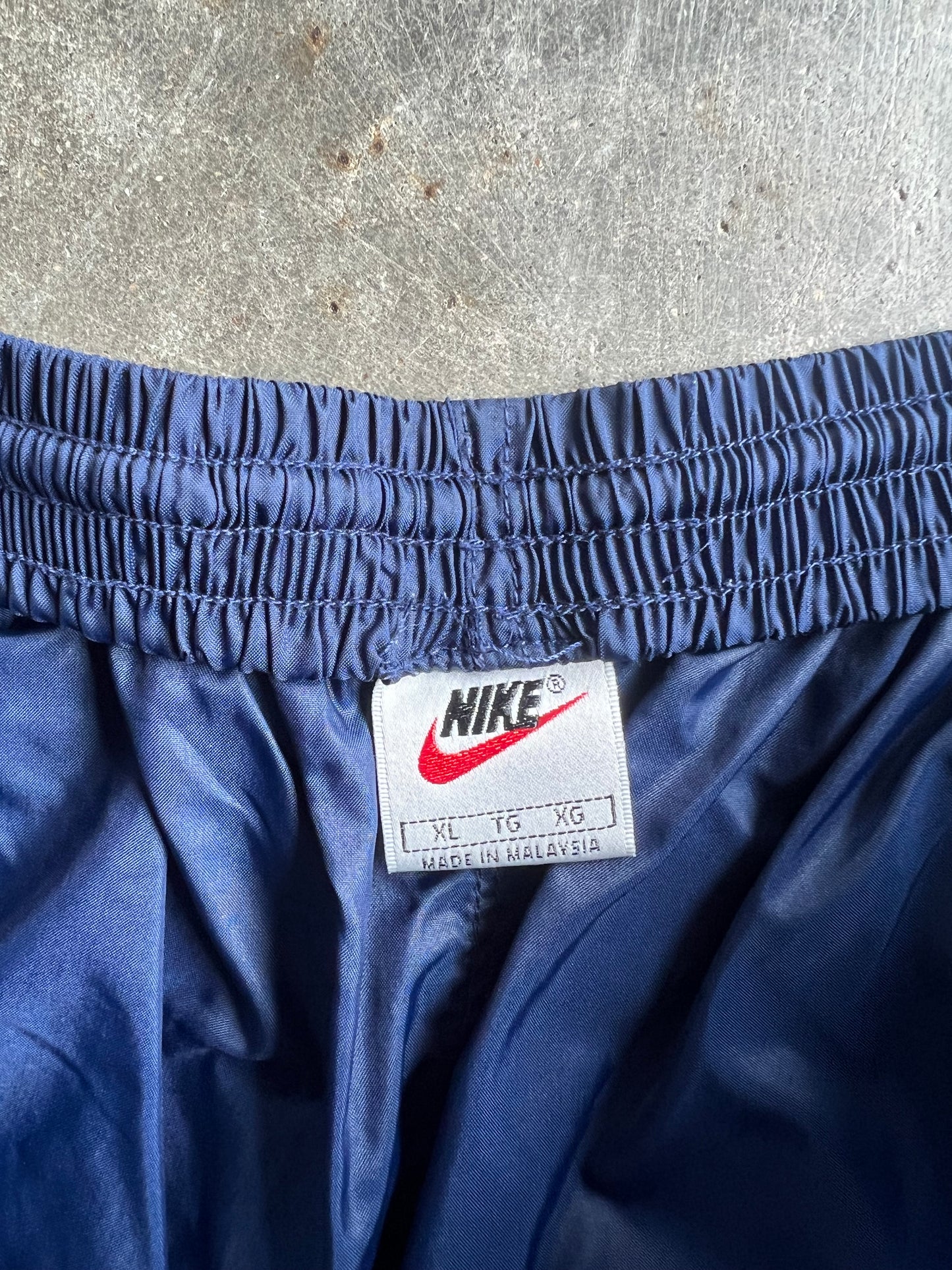 Vintage Reworked 90s Navy Nike Shorts - XL