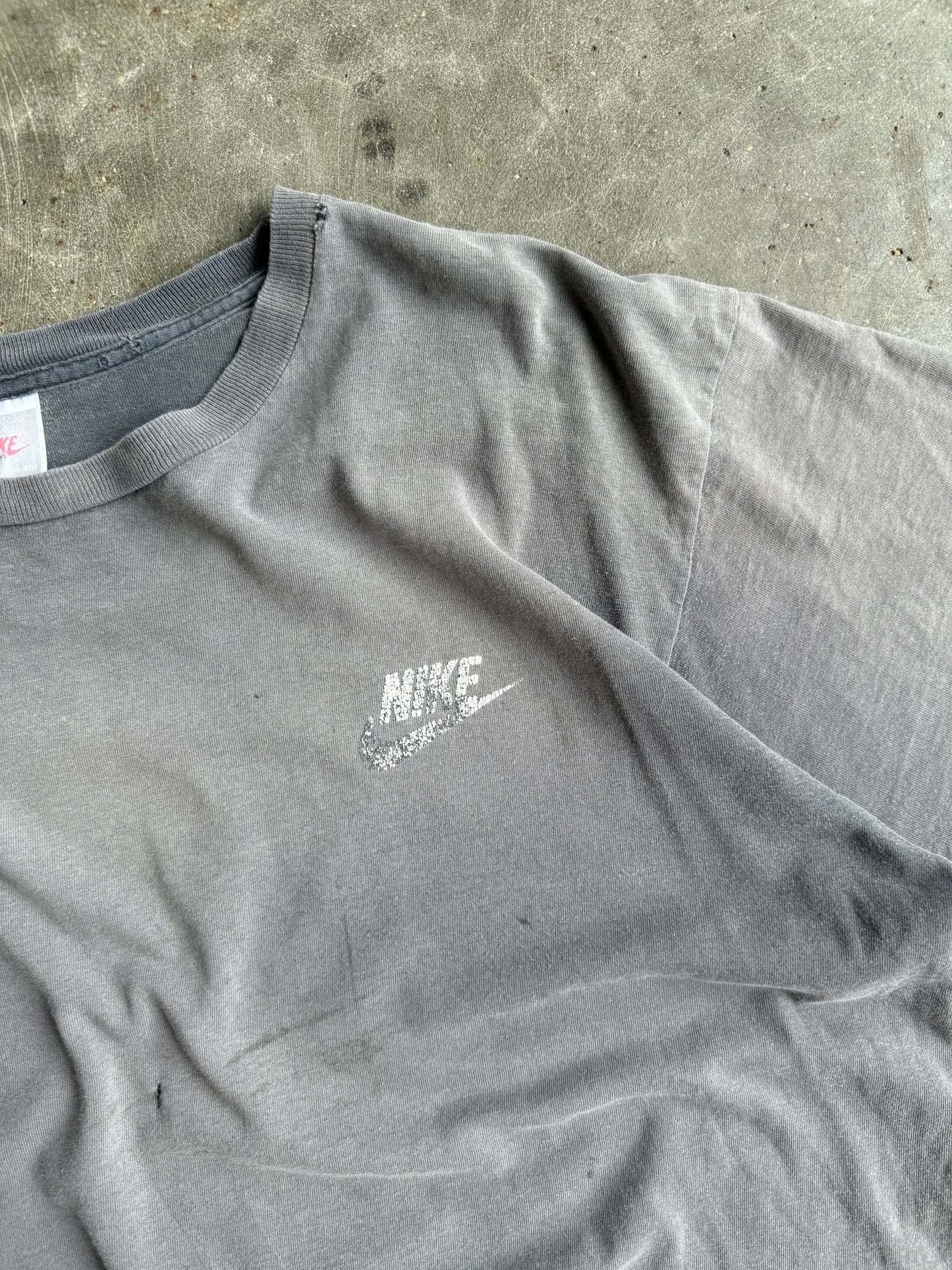 Vintage Faded Grey Nike Shirt - XL