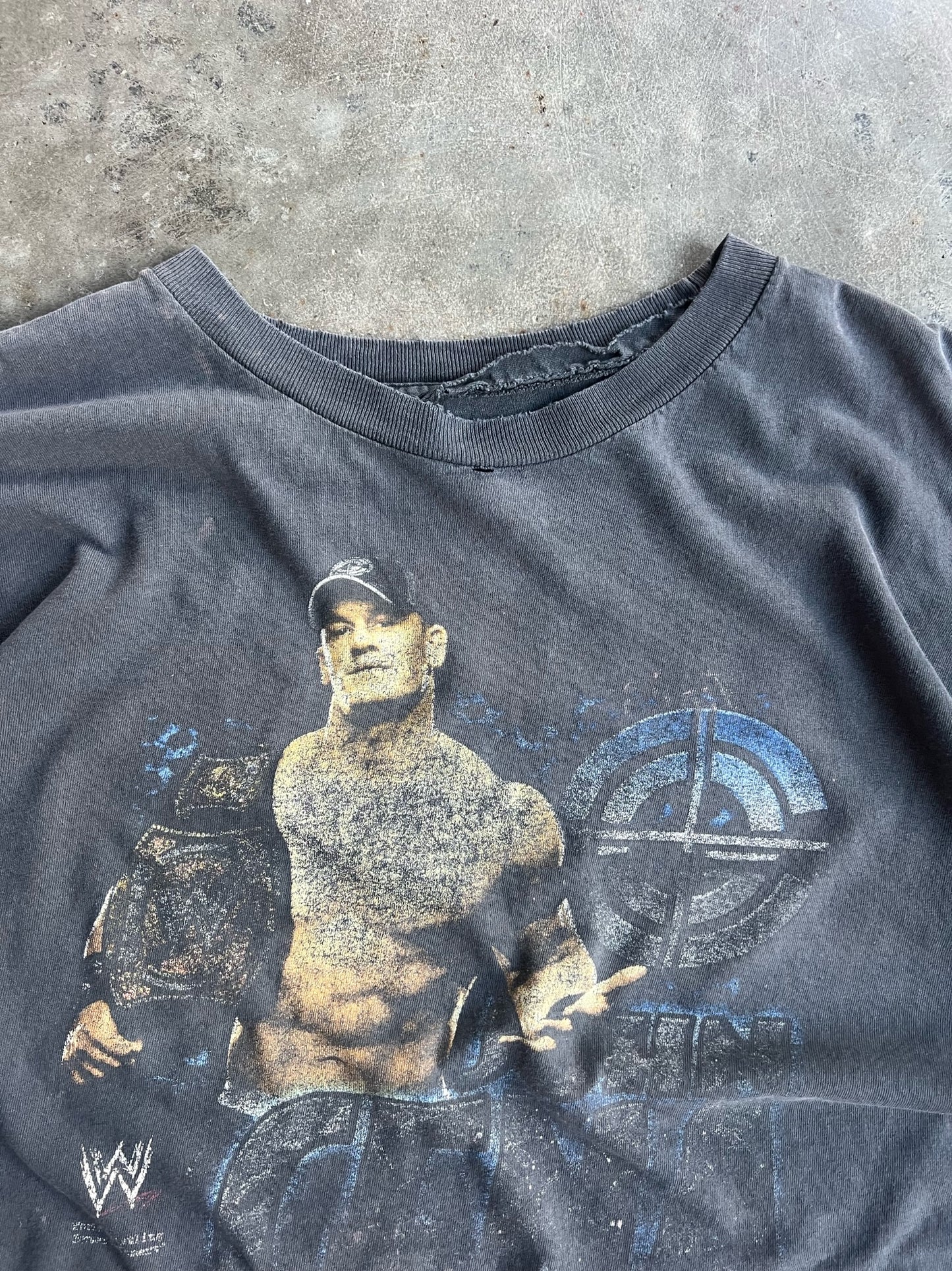 Vintage Faded John Cena Shirt - XL