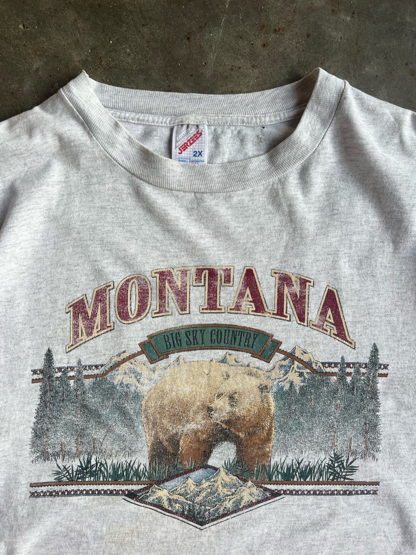 Vintage Montana Jerzees Shirt - XXL