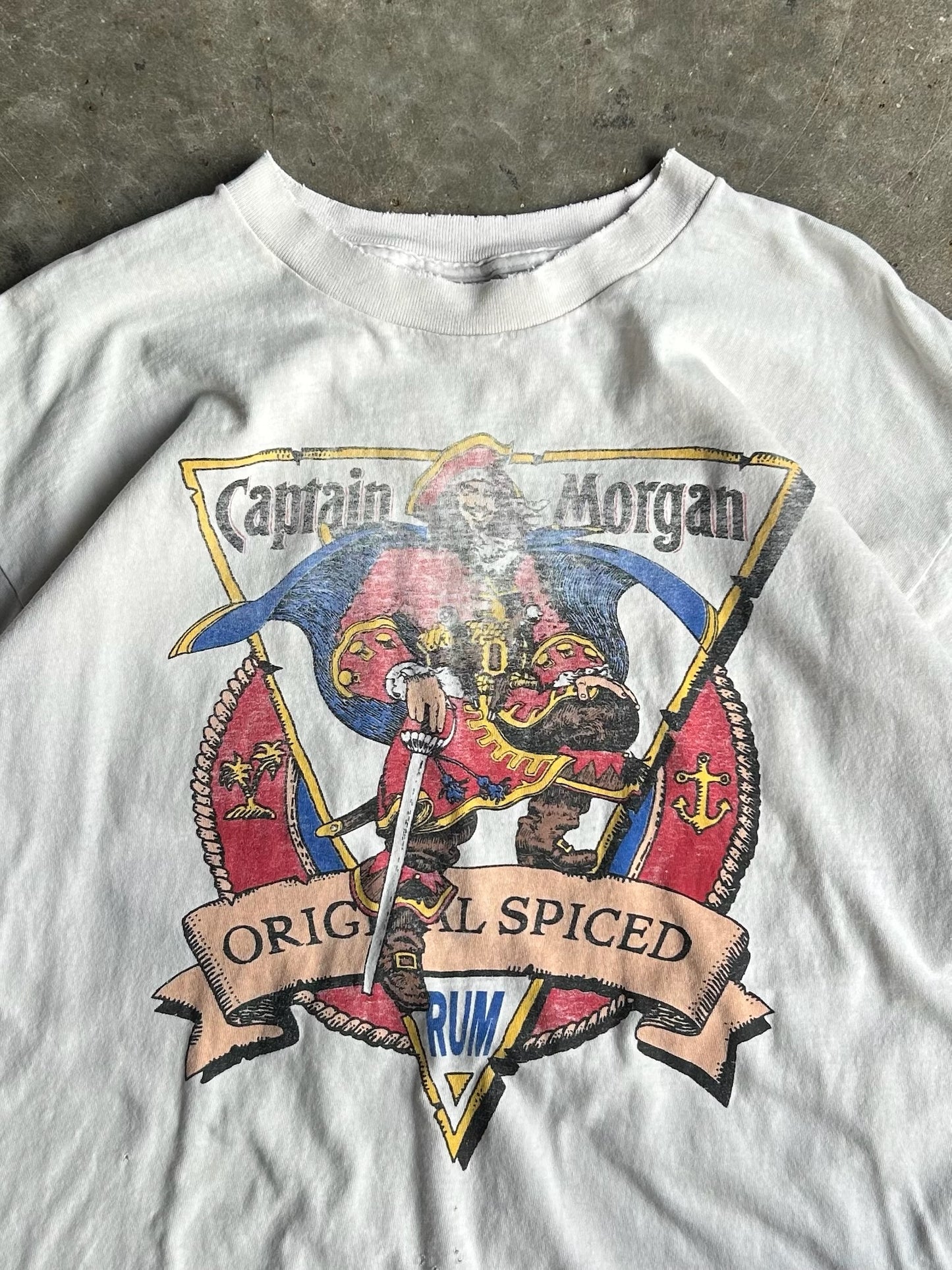 Vintage Faded Captain Morgan’s Spiced Rum Tee - XL