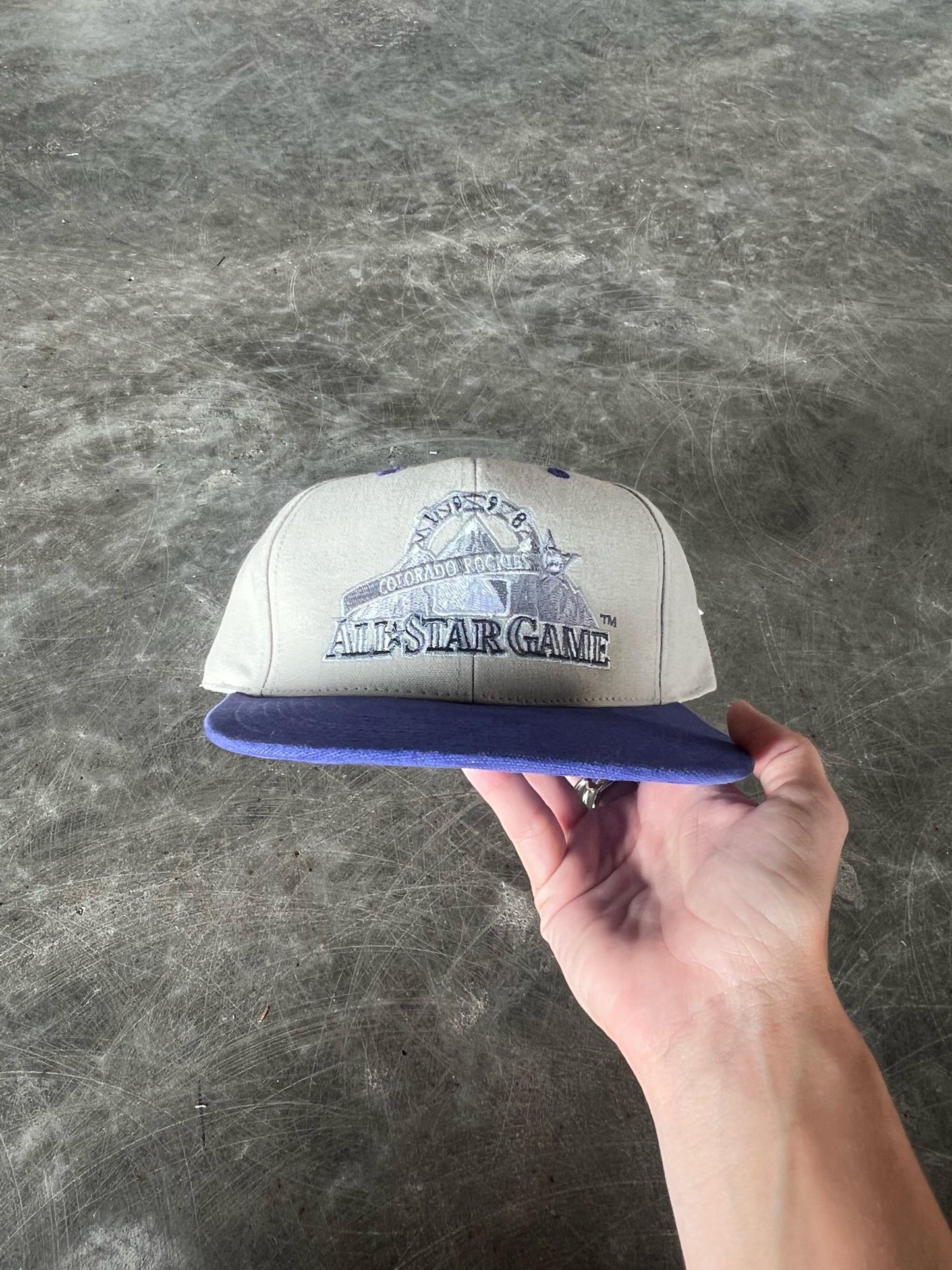 Vintage Colorado Rockies Snapback Hat