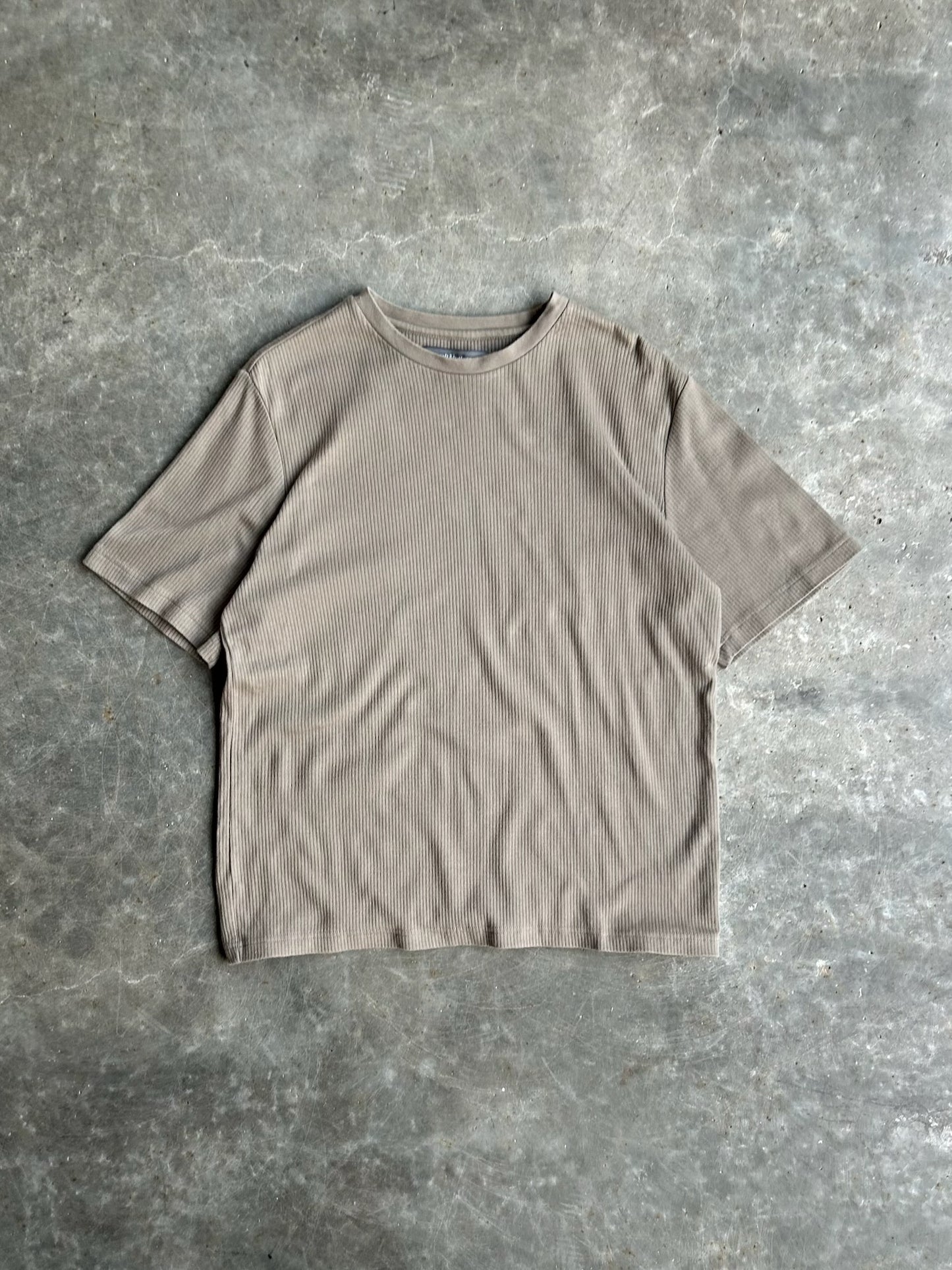 Vintage Light Brown Croft & Barrow Tee - L