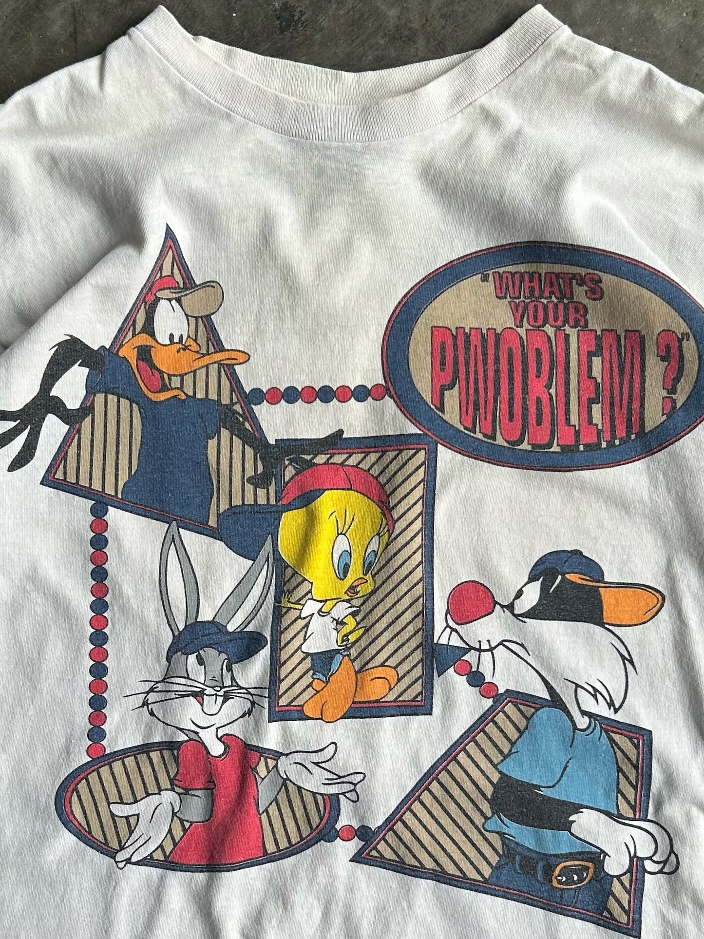 Vintage Looney Tunes ‘What’s Your Pwoblem’ Tee - XL