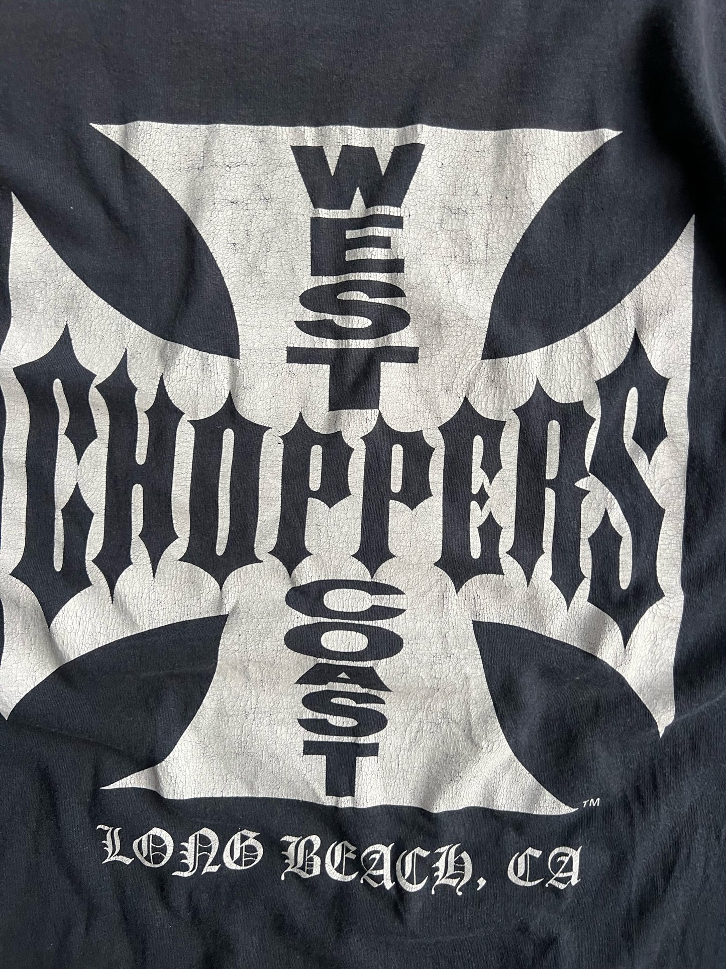 Vintage Black West Coast Choppers Shirt - XL