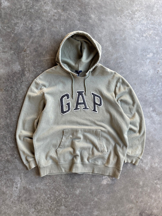 Vintage Olive Green Gap Hoodie - XXL