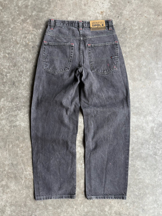 Vintage Black Southpole Denim Pants - 30