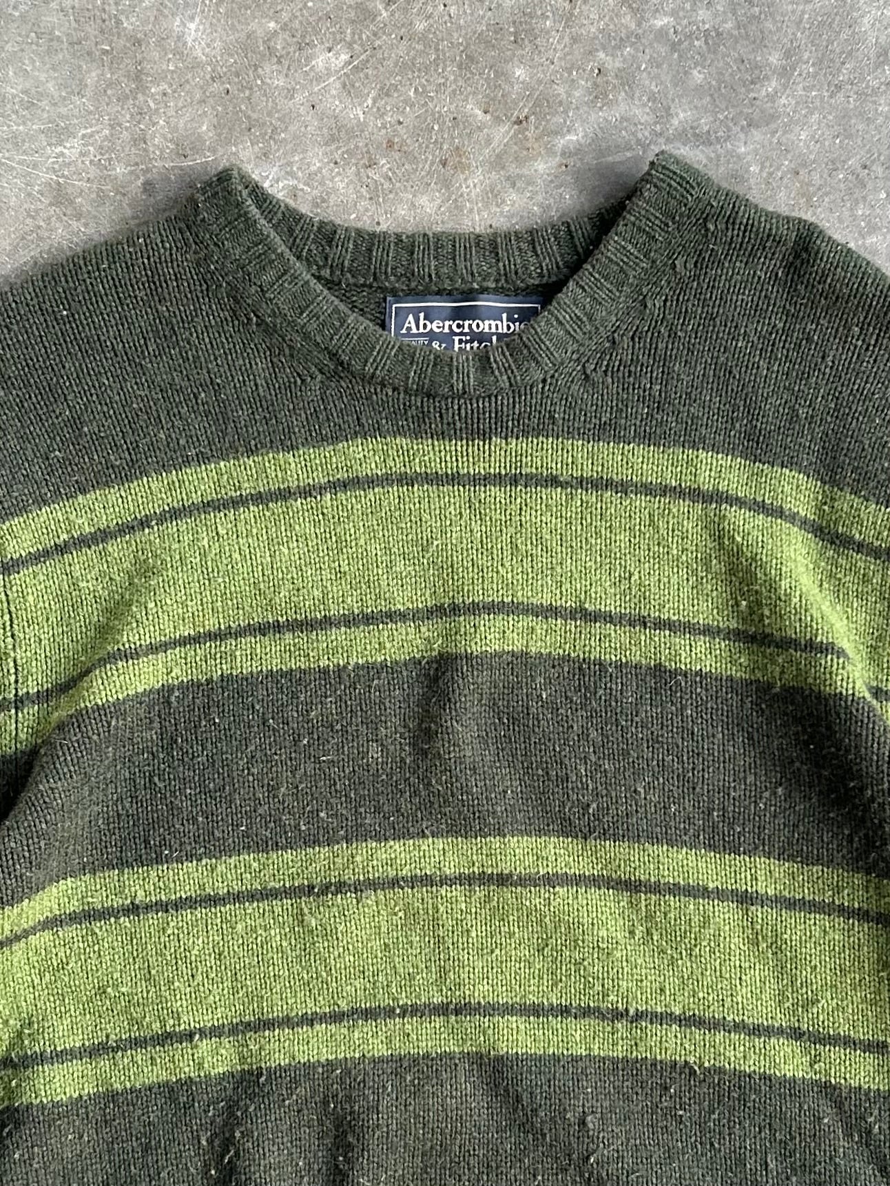 Vintage Abercrombie & Fitch Striped Sweater - M