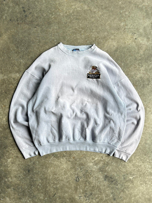 Vintage Mauve Miller Draft Faded Crew - XL