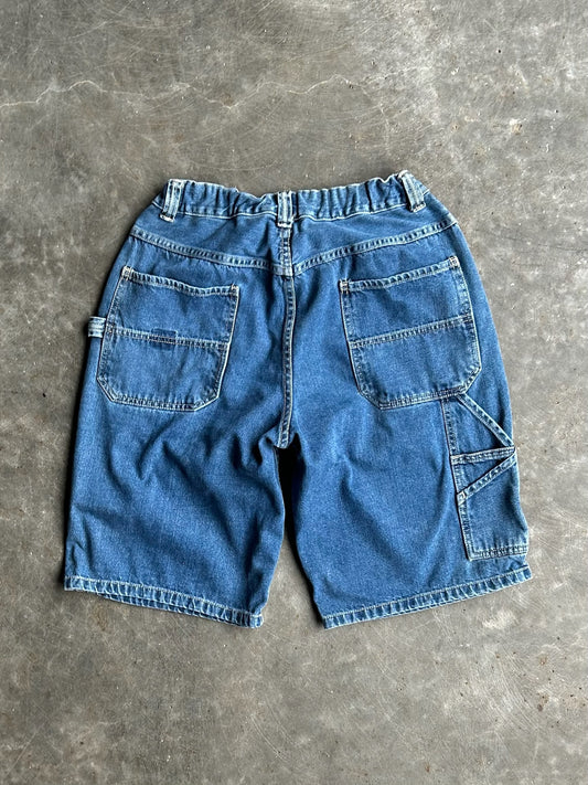 Vintage Dark Wash Old Navy Carpenter Denim Shorts - 30