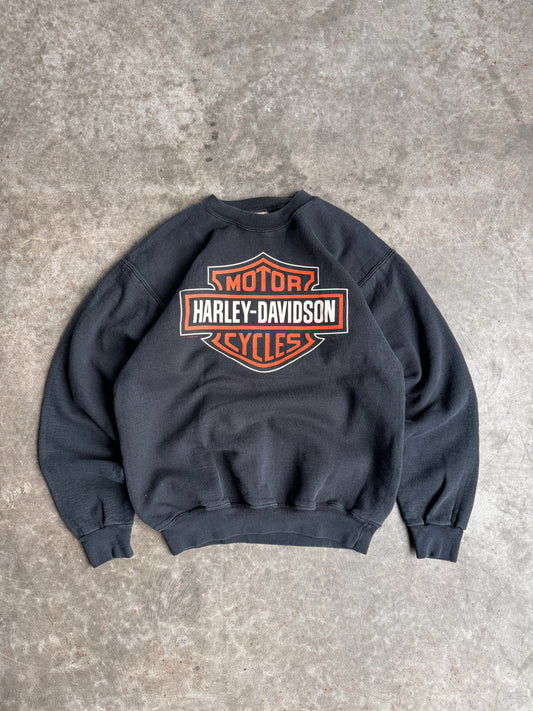 Vintage Topeka Harley Davidson Crew - M
