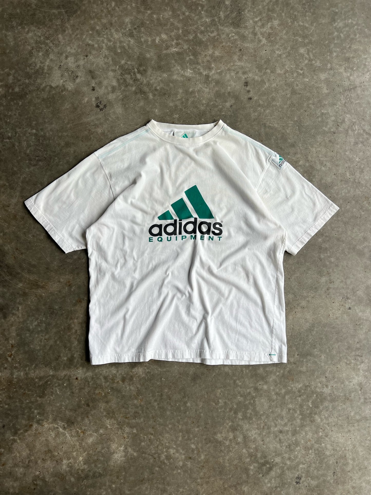 Vintage White Adidas Equipment - XL